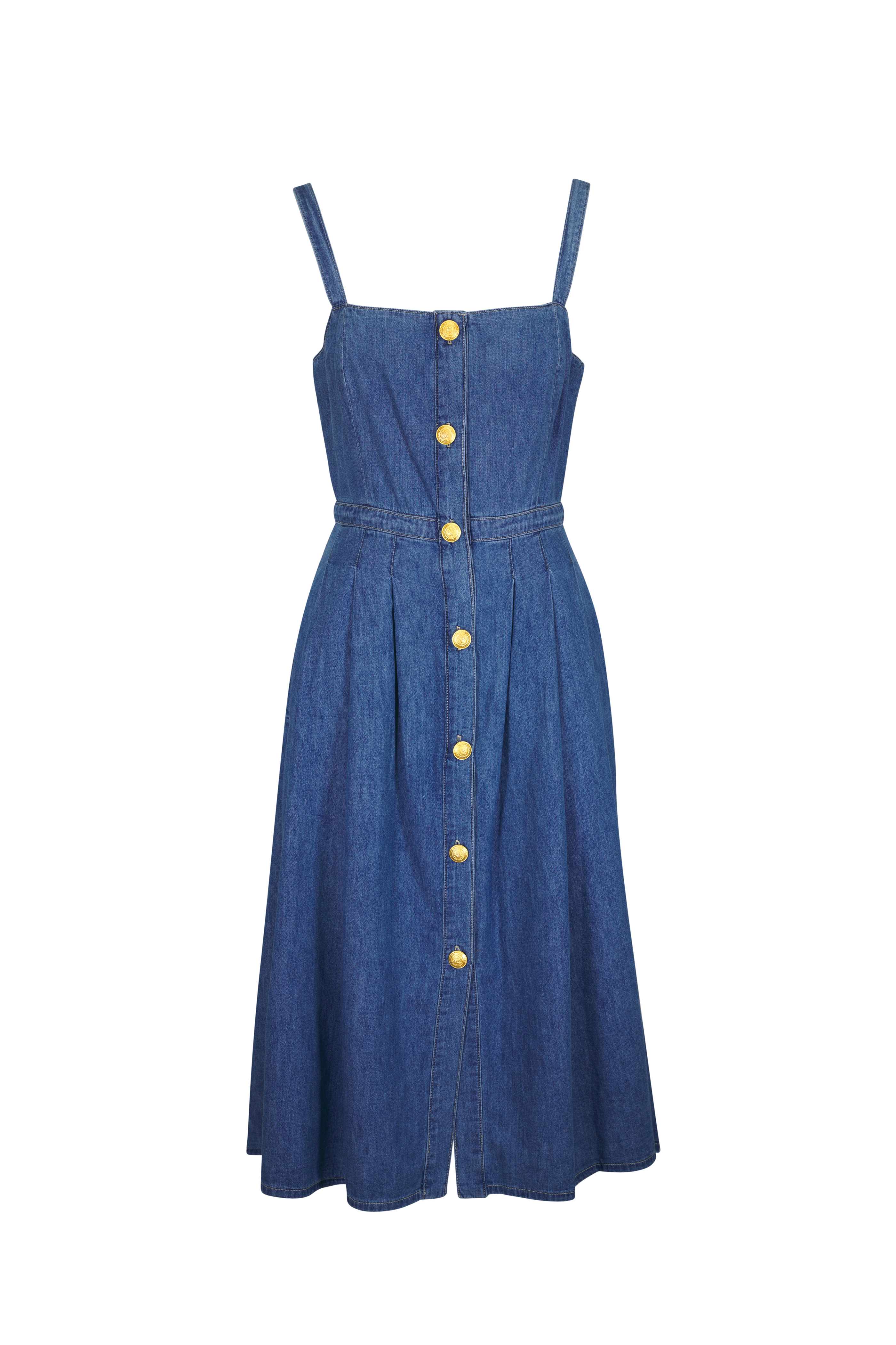 Vince - Coastal Blue & Off White Furrow Stripe Wrap Dress