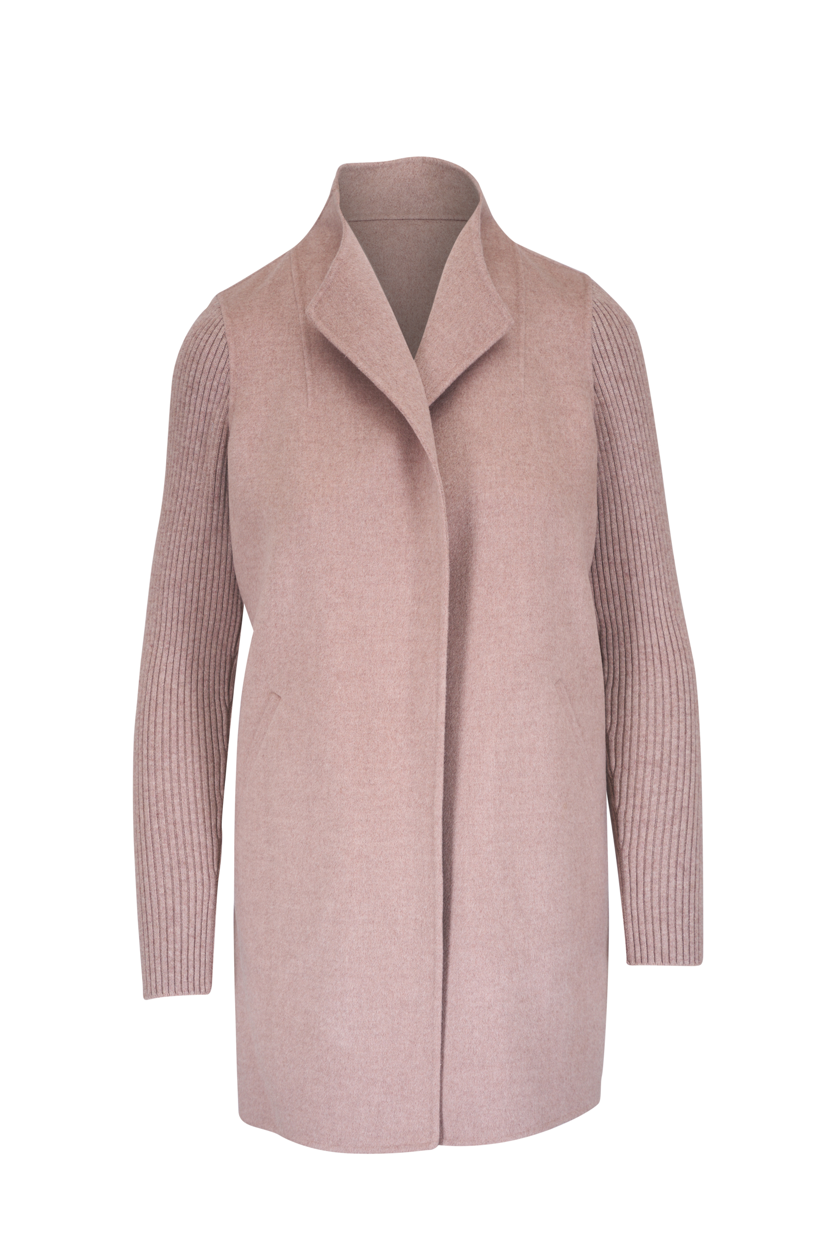 Kinross - Camel Wool & Cashmere Belted Coat | Mitchell Stores