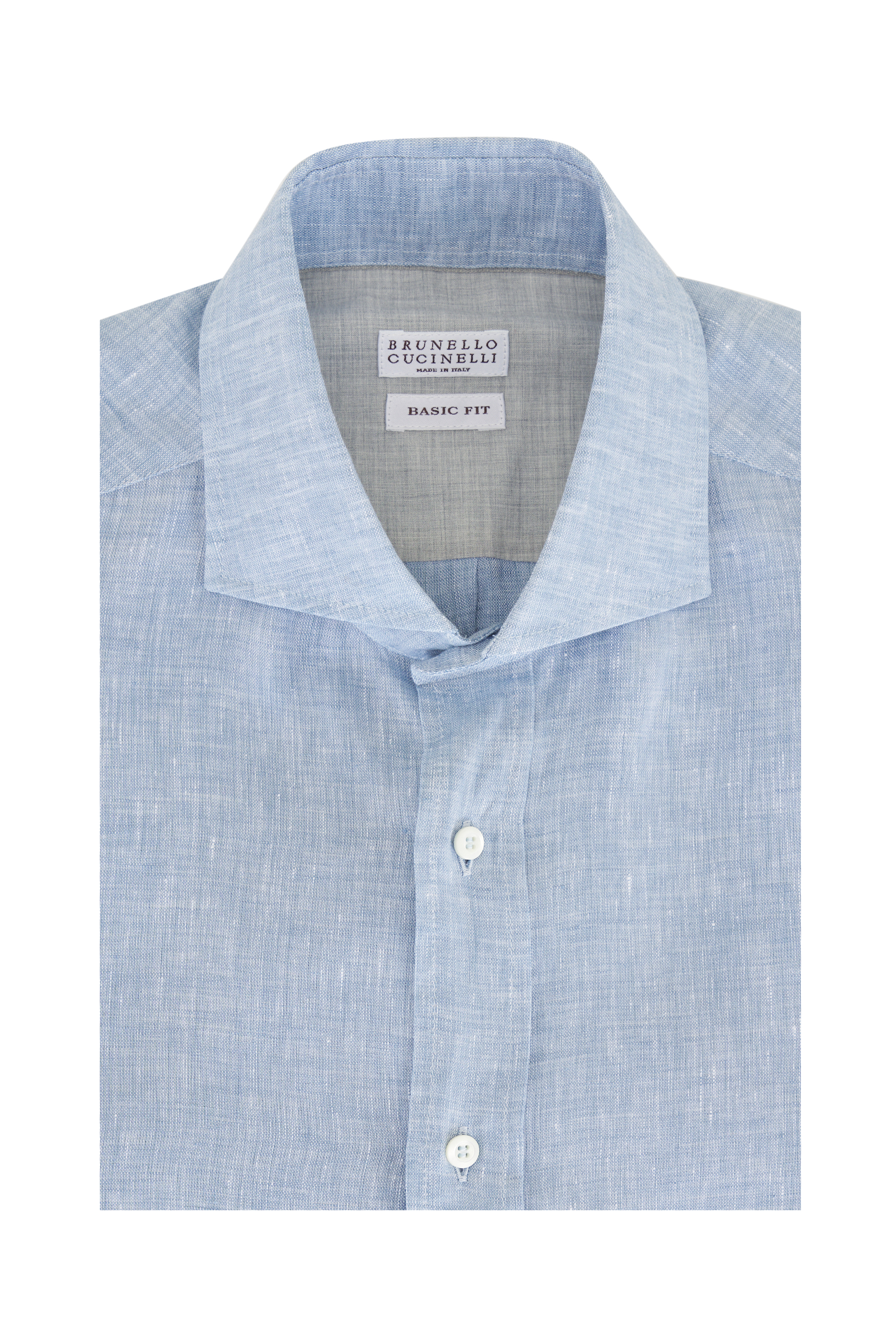 （セール）開催中 人気ブランドも続々プライス - Cucinelli Brunello Light Shirt Sport Fit Basic Twill Blue トップス