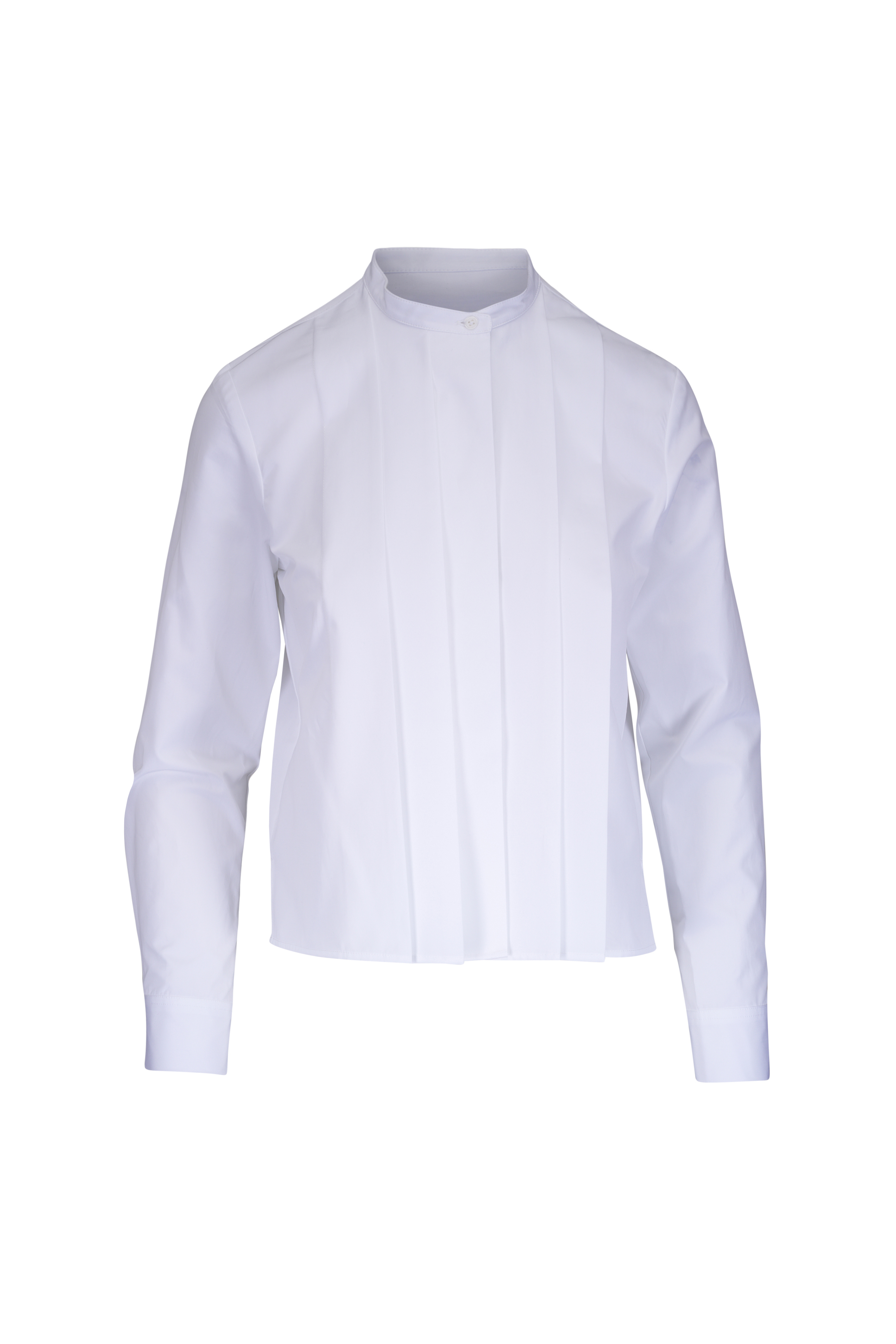TWP - E.B. White Crystal Collared Cotton Blouse | Mitchell Stores