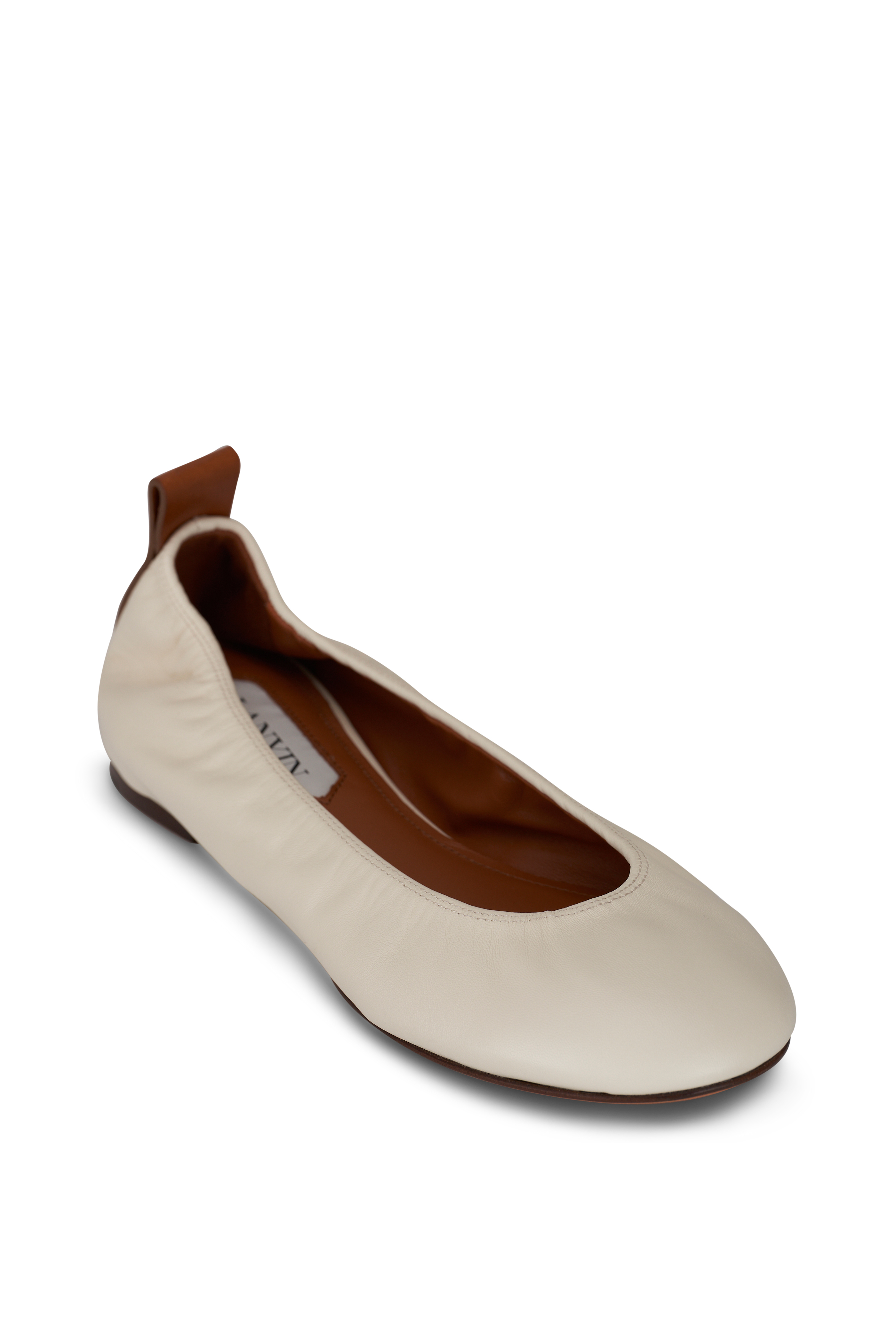 The Leather Ballerina Flat | Lanvin