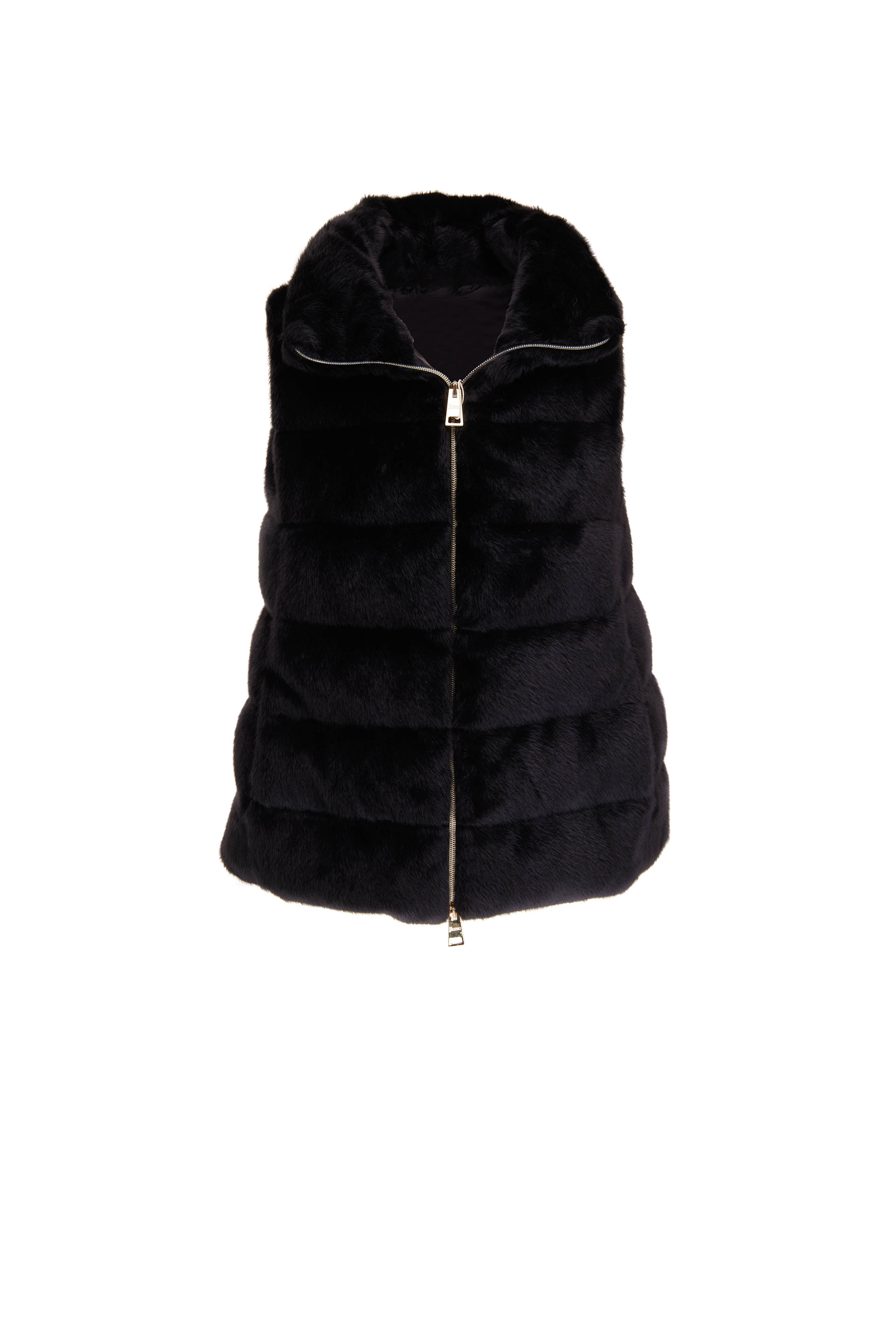 Herno - Black Nylon Fitted Long Puffer Vest | Mitchell Stores Herno - Black Nylon Fitted Long Puffer Vest | Mitchell Stores