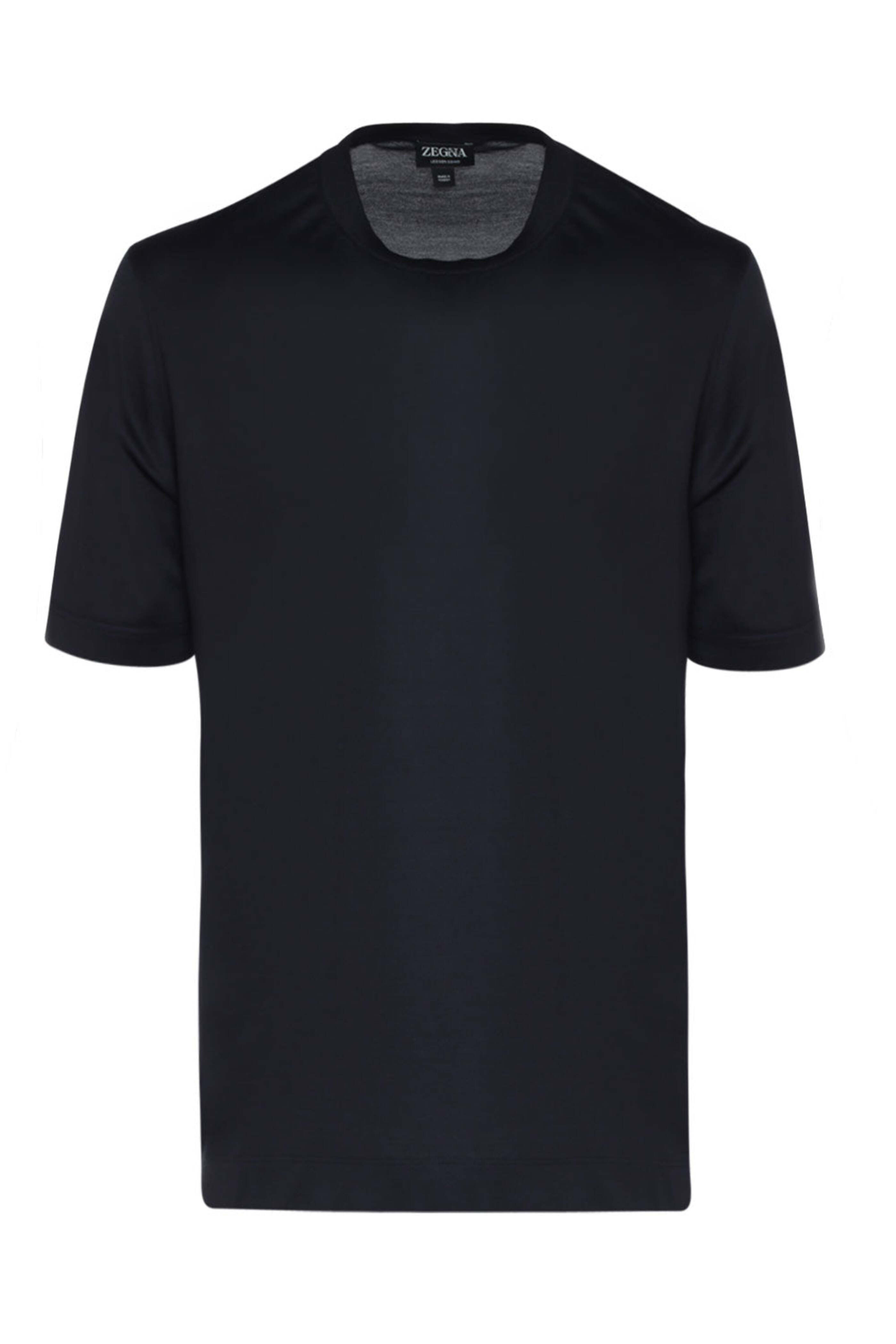Zegna - Royal Blue Cotton T-Shirt | Mitchell Stores