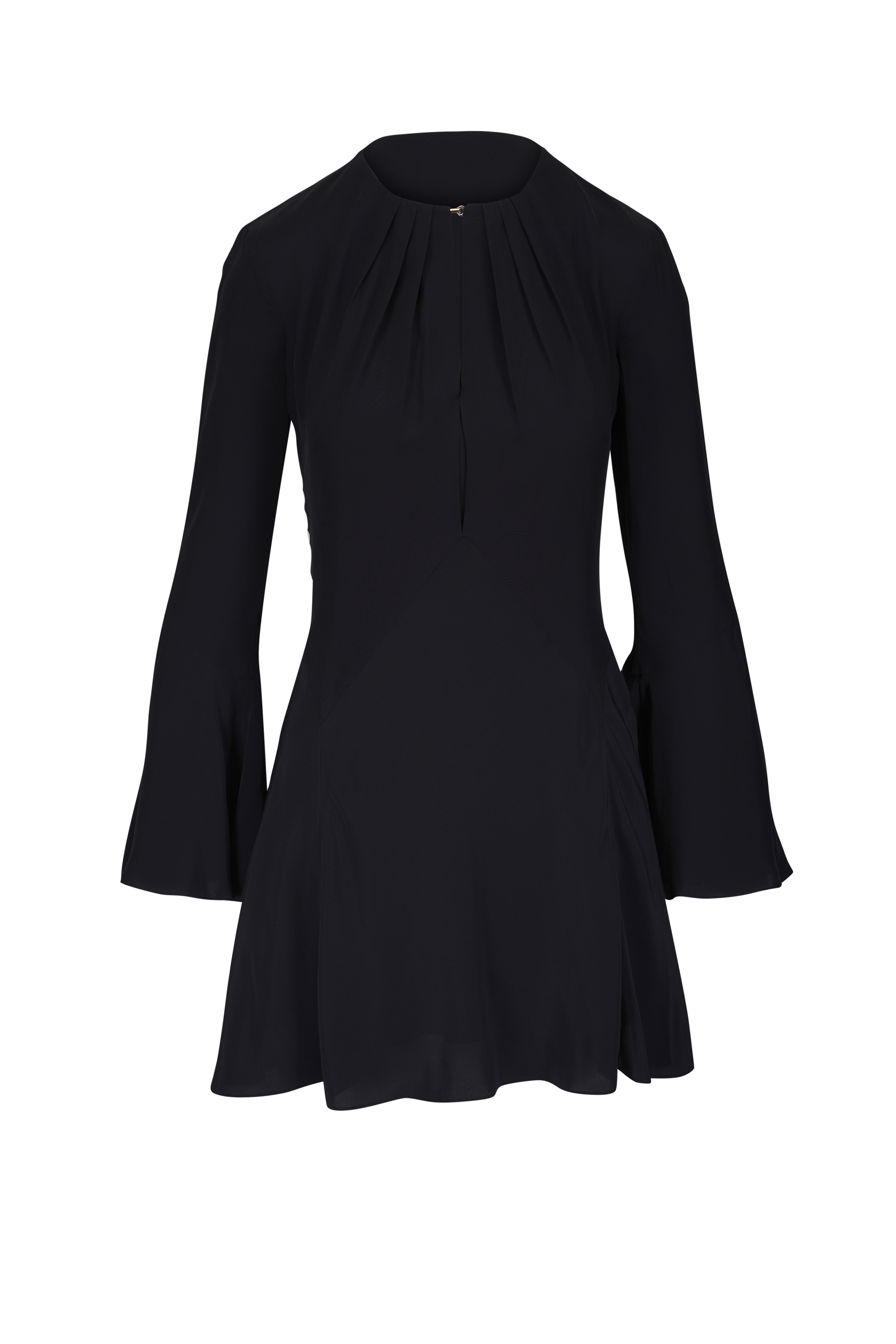 Veronica Beard - Mika Black Floral Print Elbow Sleeve Midi Dress Veronica Beard - Mika Black Floral Print Elbow Sleeve Midi Dress