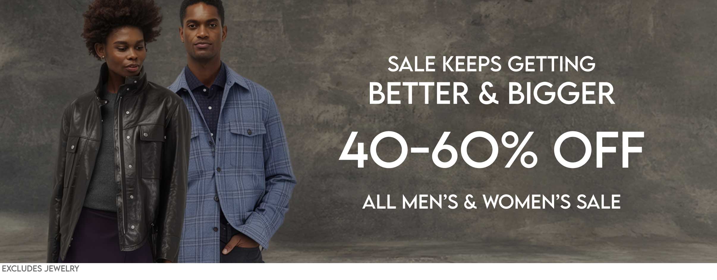 All Sale now 40-60% off!