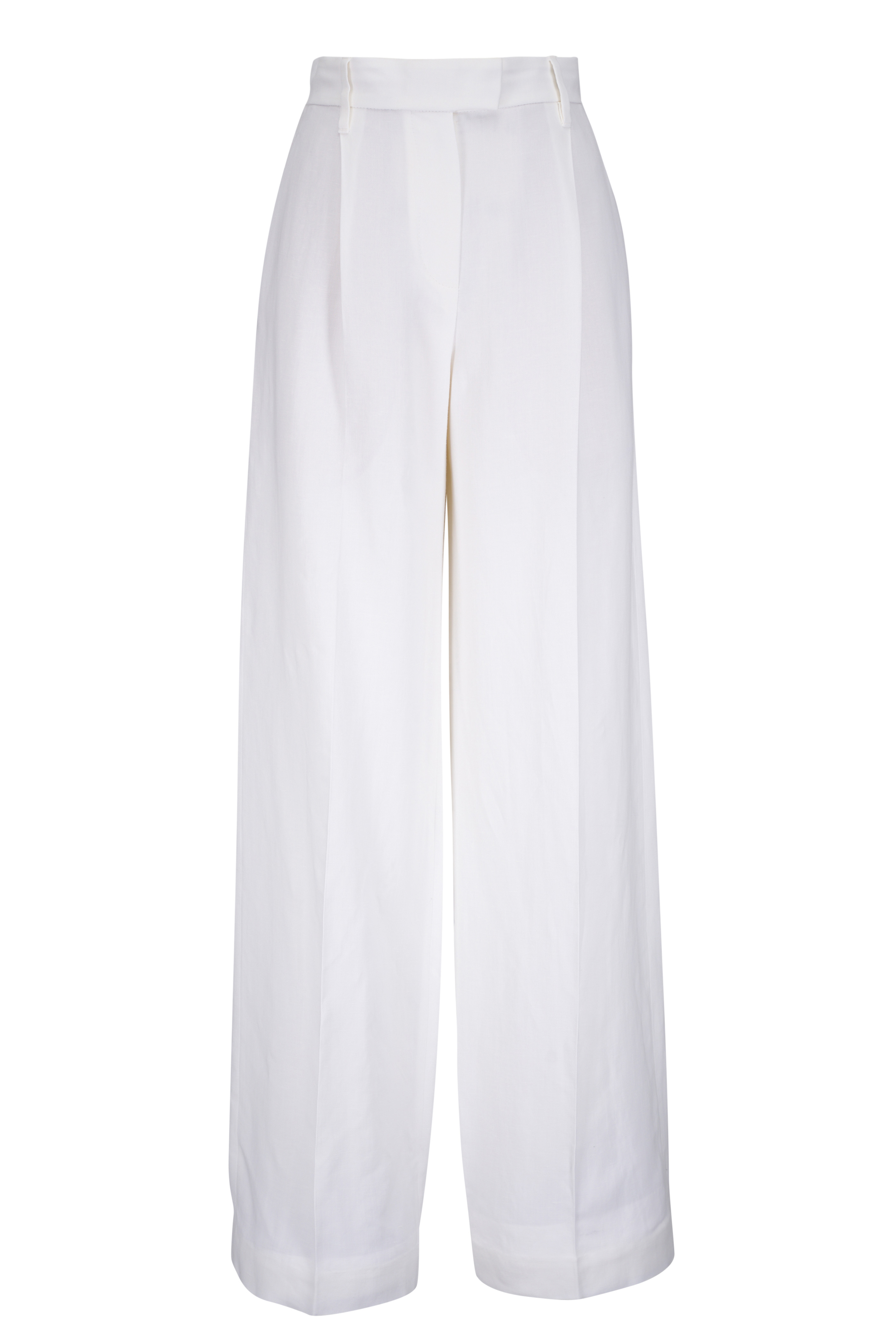 Brunello Cucinelli - White Monili Trim Stretch Dyed Denim Pant