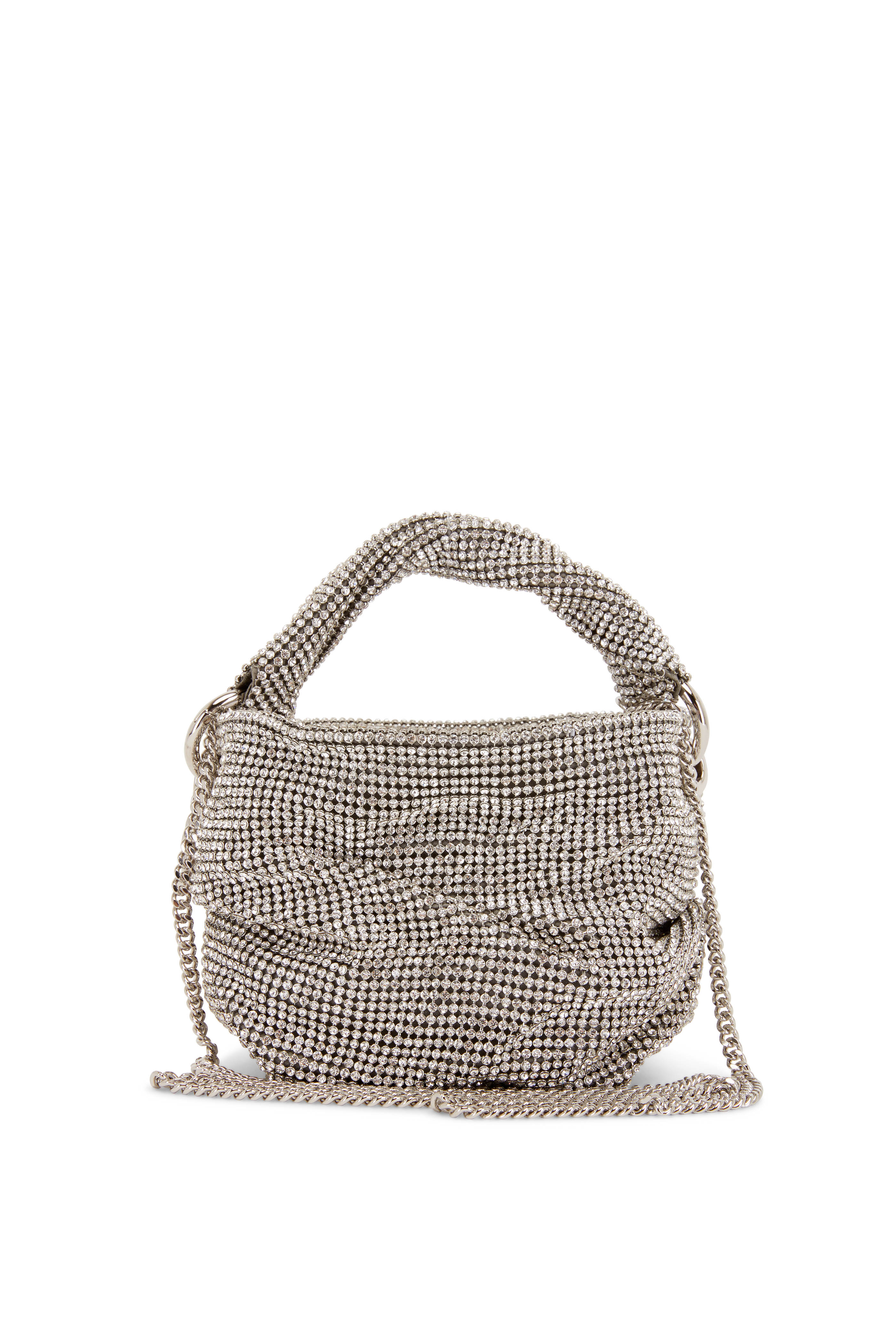 Jimmy Choo Ellipse Glitter Clutch Bag - Gold Shoulder Bags, Handbags -  JIM368878