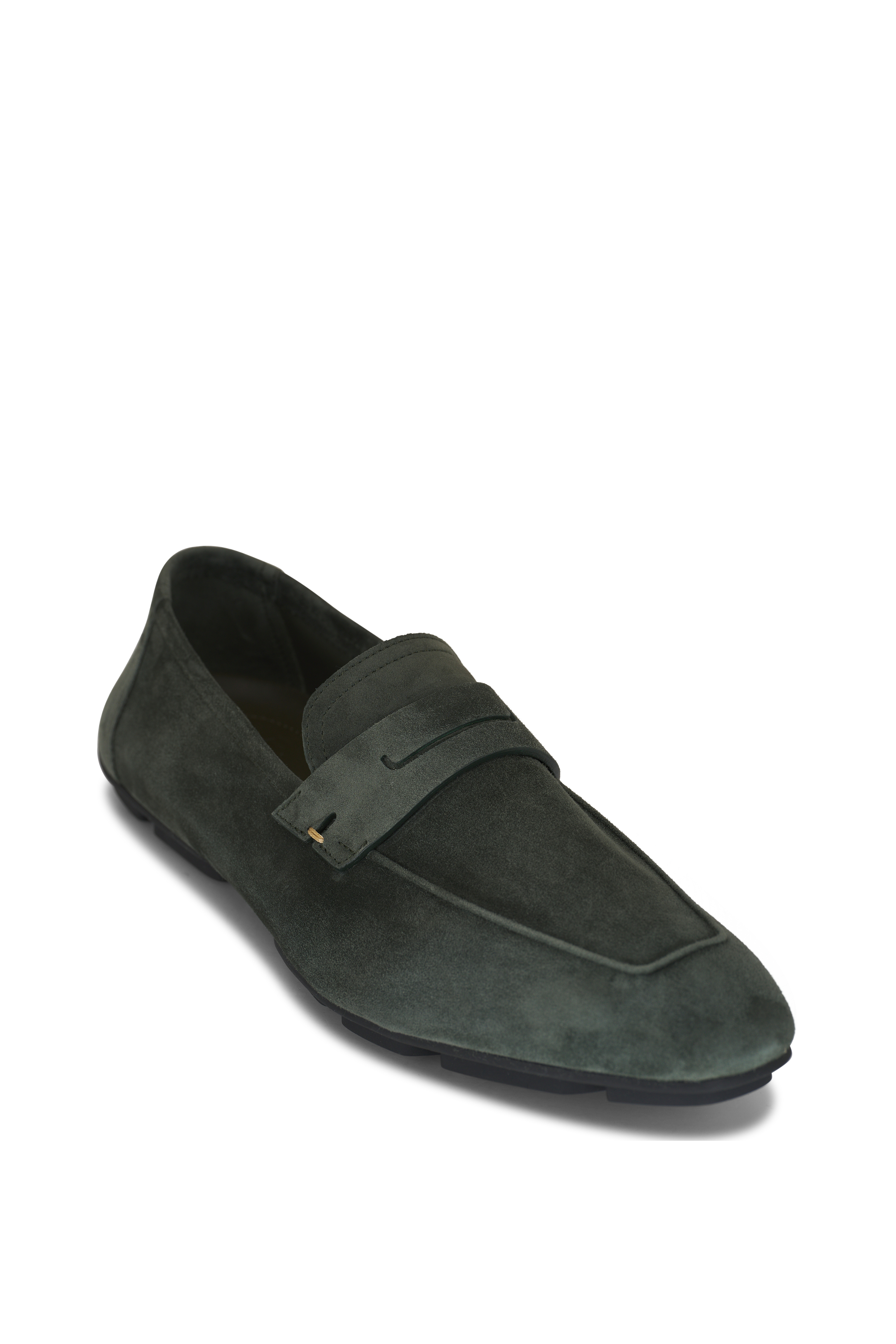 Berluti - Blue Leather Penny Loafer | Mitchell Stores