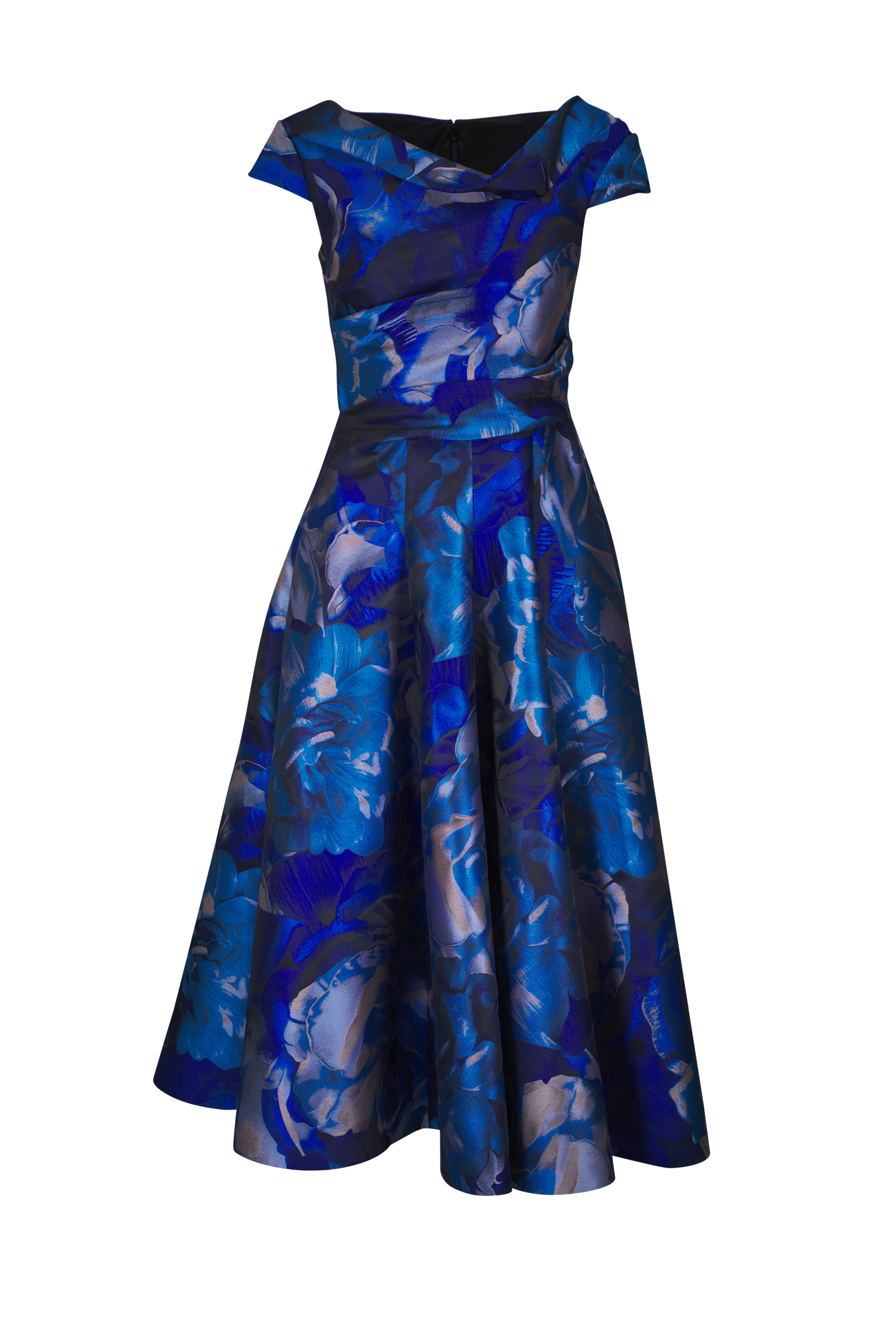 ワンピース BOTTEGA VENETA Embroidered jacquard dress Bottega Veneta Graphic Viscose Jacquard Asymmetric Midi