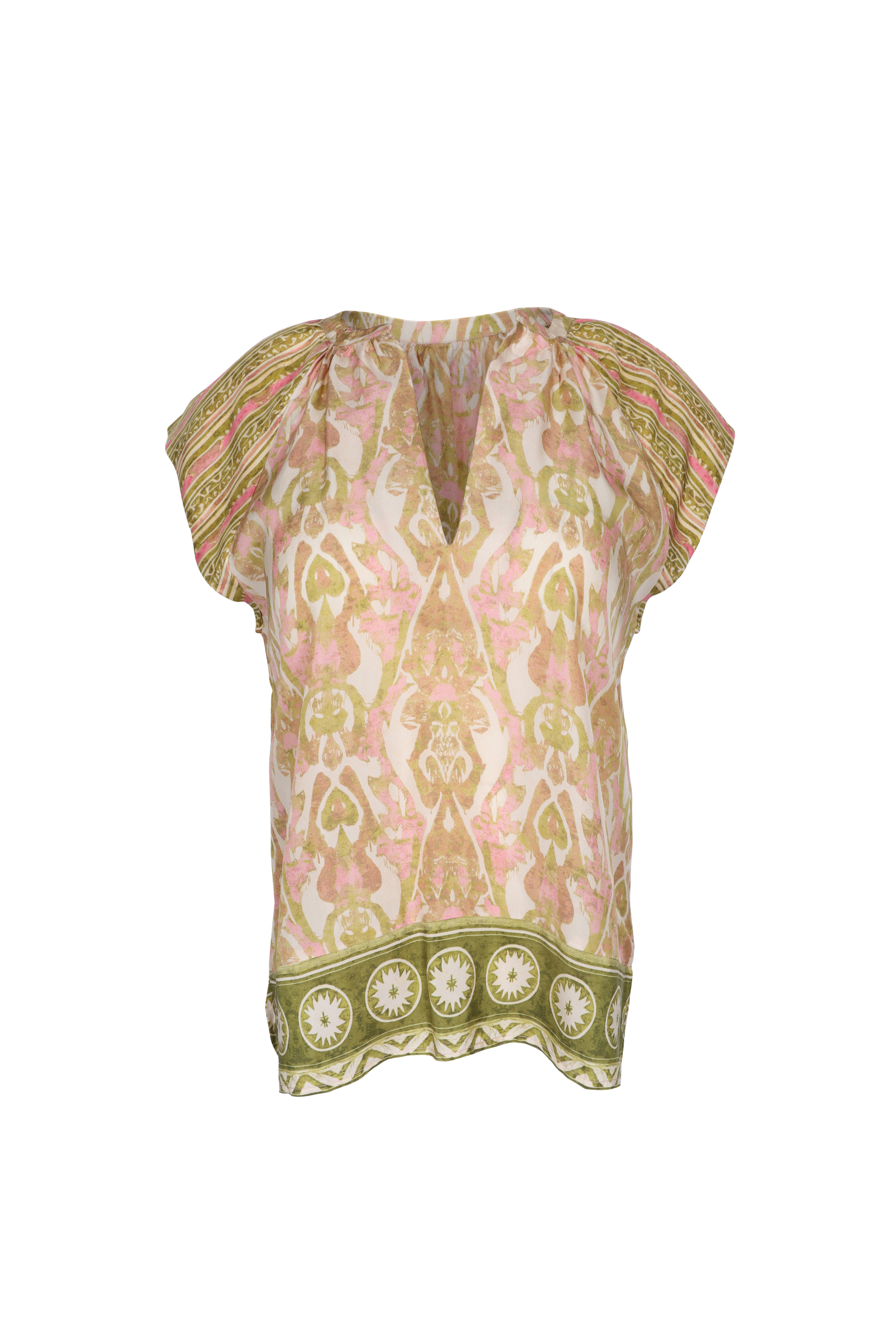 Marques ' Almeida - Pink Front Frill Top | Mitchell Stores