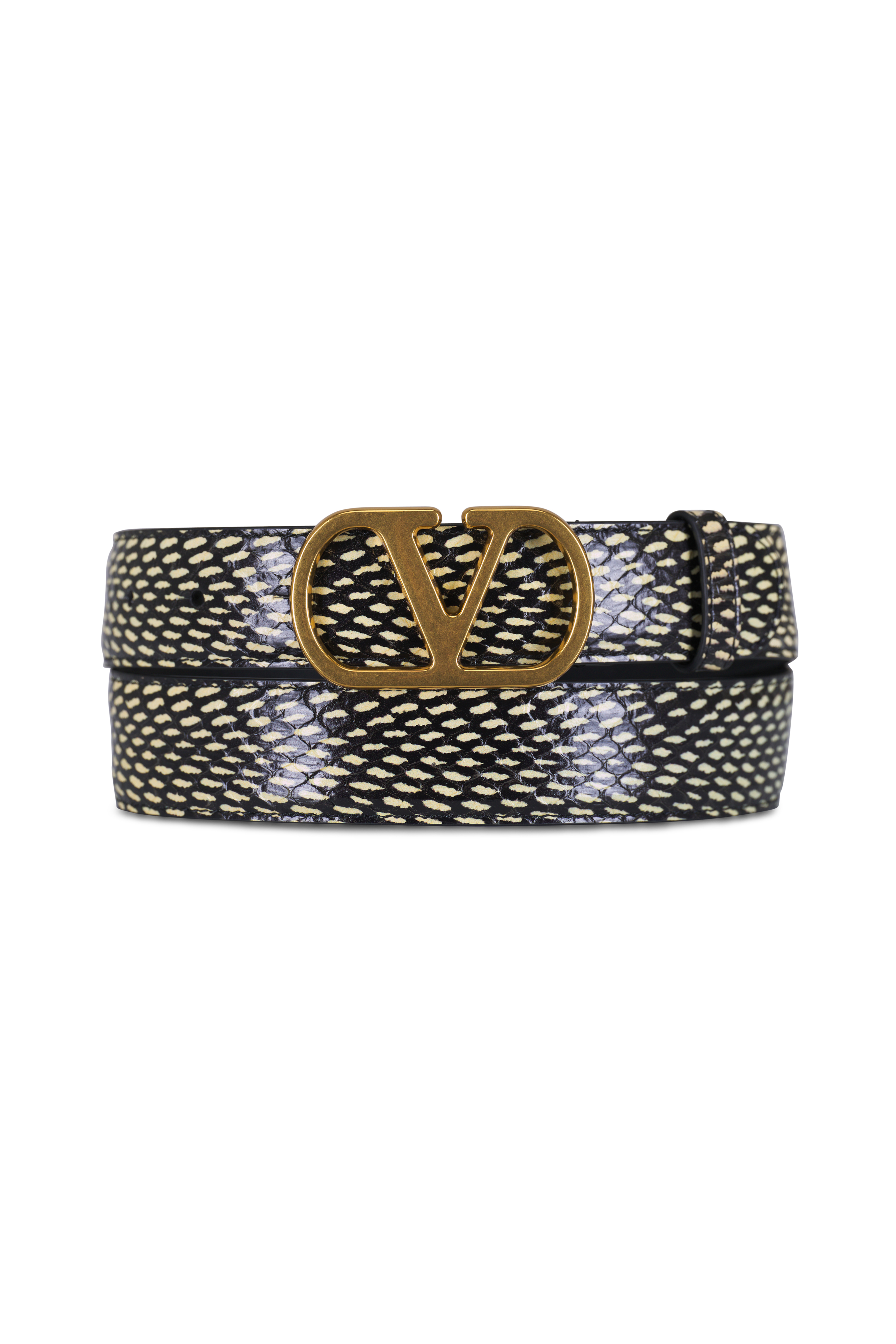 Vintage Prada leather belt, snakeskin look Prada Snakeskin Belts for Women | Mercari main image 2