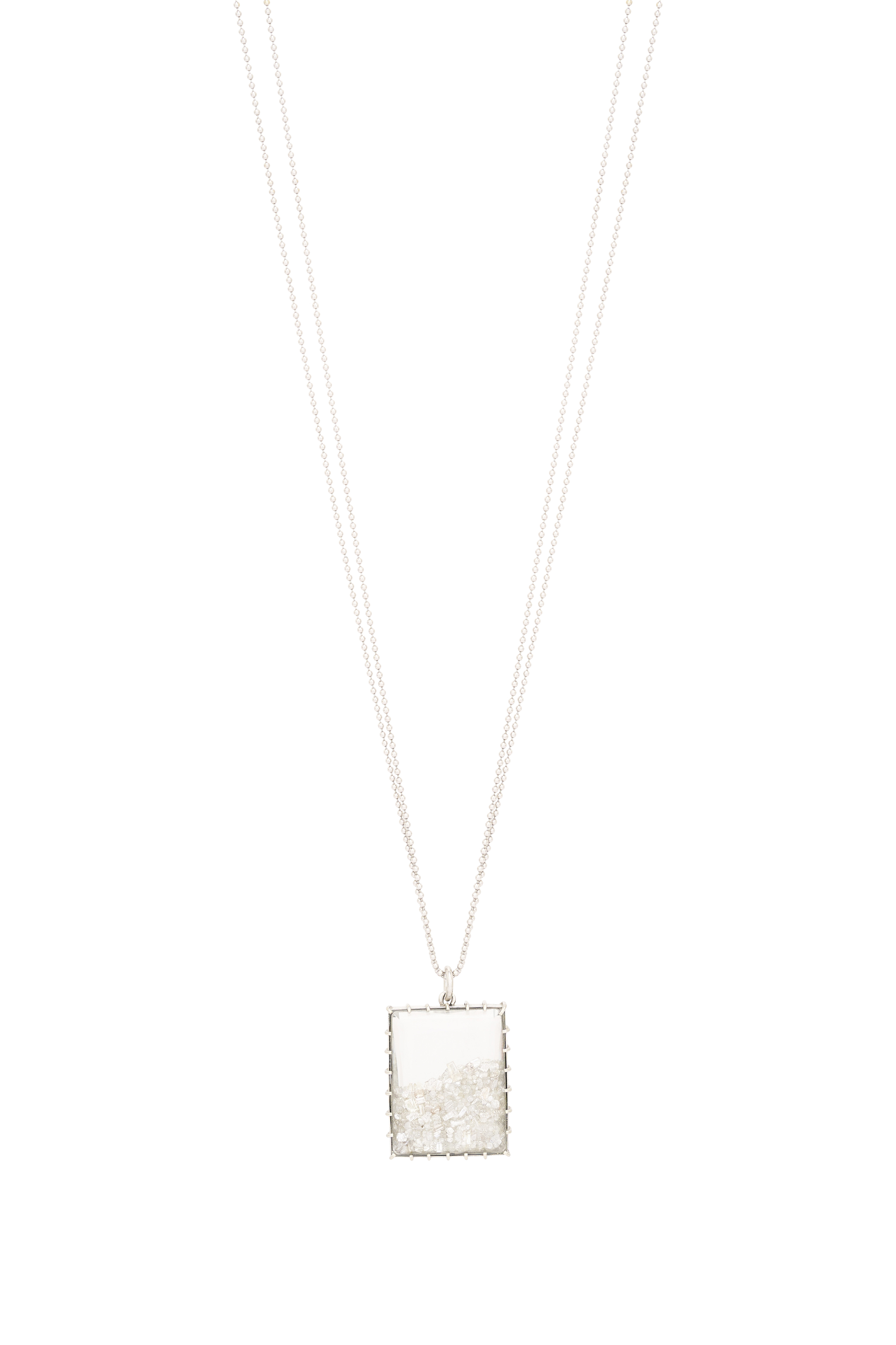 Renee Lewis - 18k Yellow Gold Diamond Shake Necklace