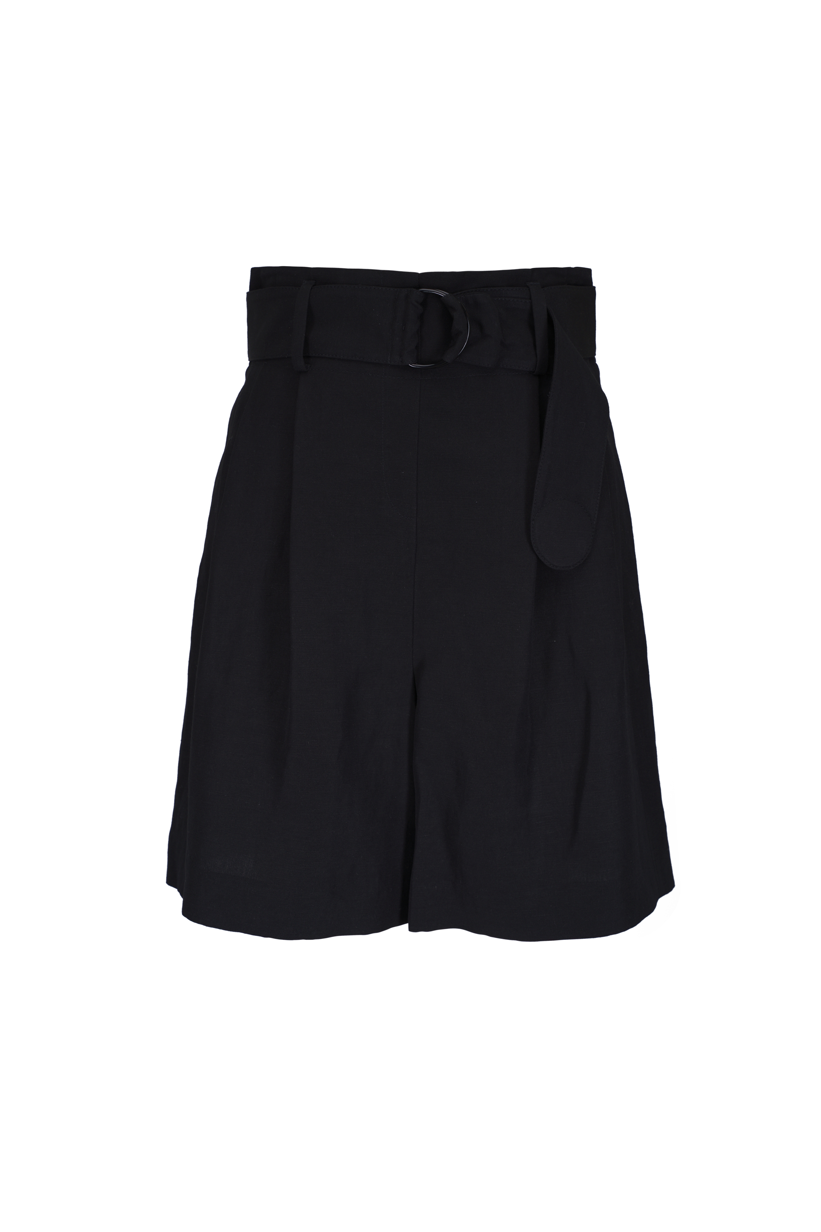 Saint Laurent - Black Tweed Bouclé Scallop Hem Shorts Saint Laurent - Black Tweed Bouclé Scallop Hem Shorts