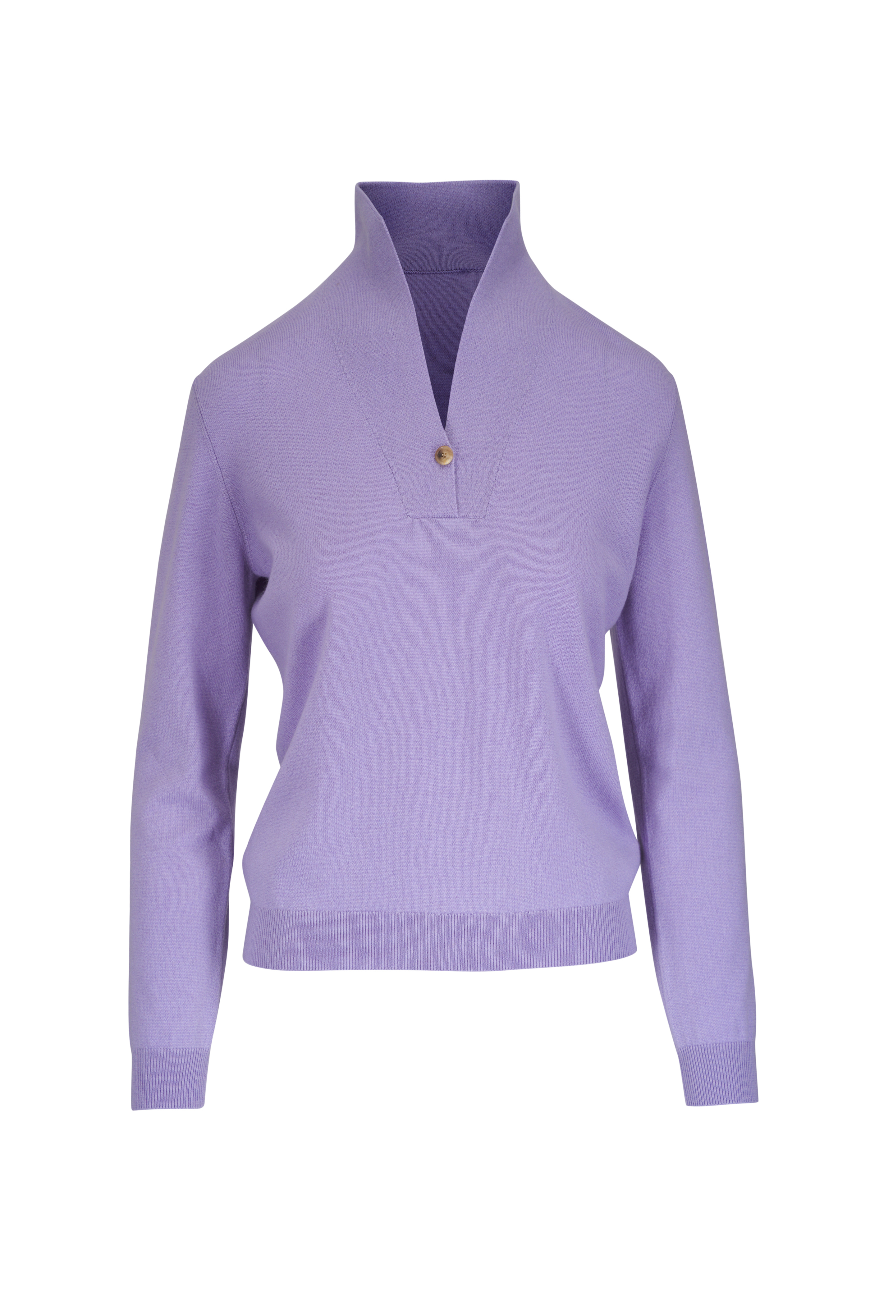Loro Piana(ロロピアーナ) 長袖セーター サイズ44 L レディース - ライトパープル×パープル Loro Piana - Parksville Cedar Bark Cashmere Sweater