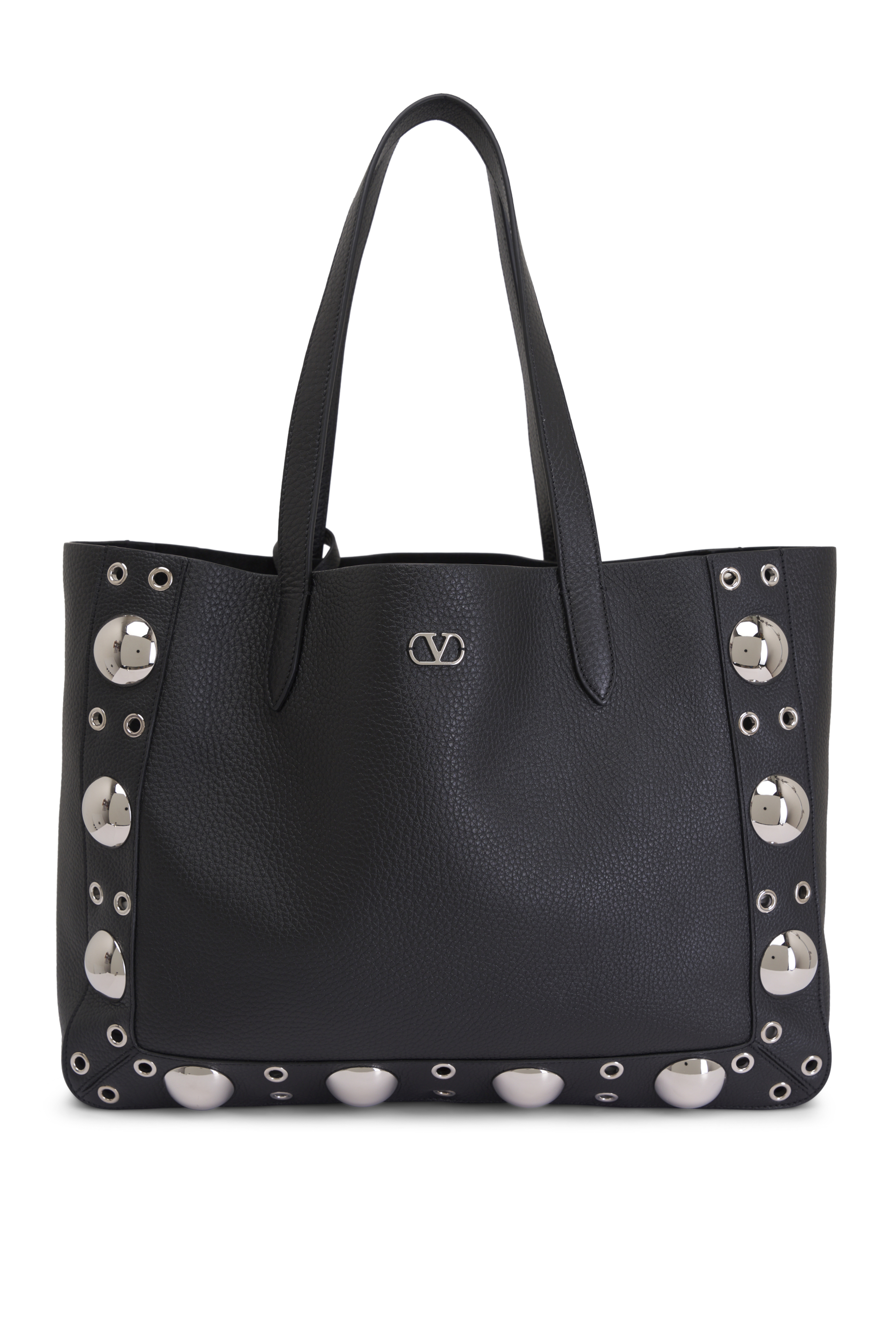 Saint Laurent - Black Raffia Shopping Tote | Mitchell Stores