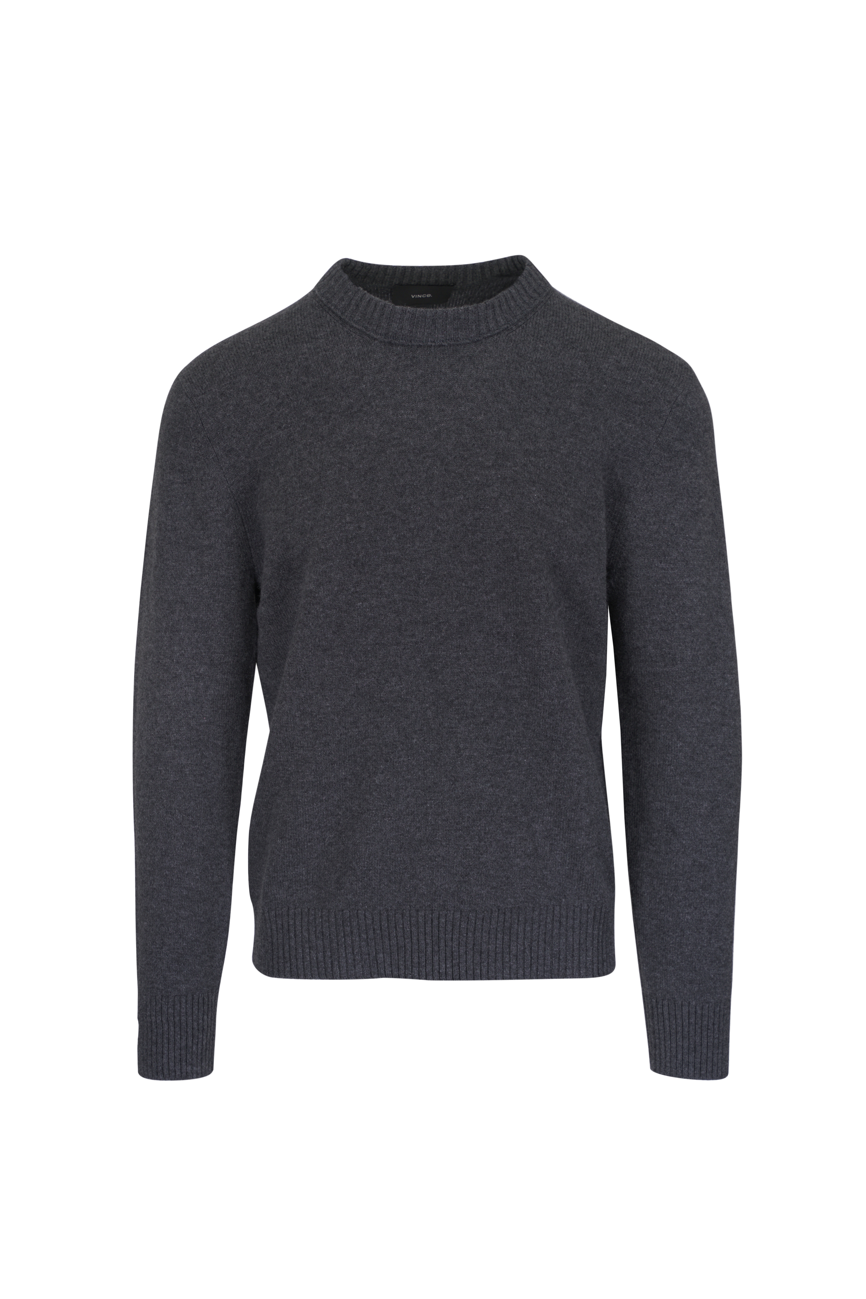 W/Si/Ca 18G V Neck Knit　ASH BLACK　黒 長袖 Buy Black Merino V-Neck Sweater for Short Men | Ash & Erie