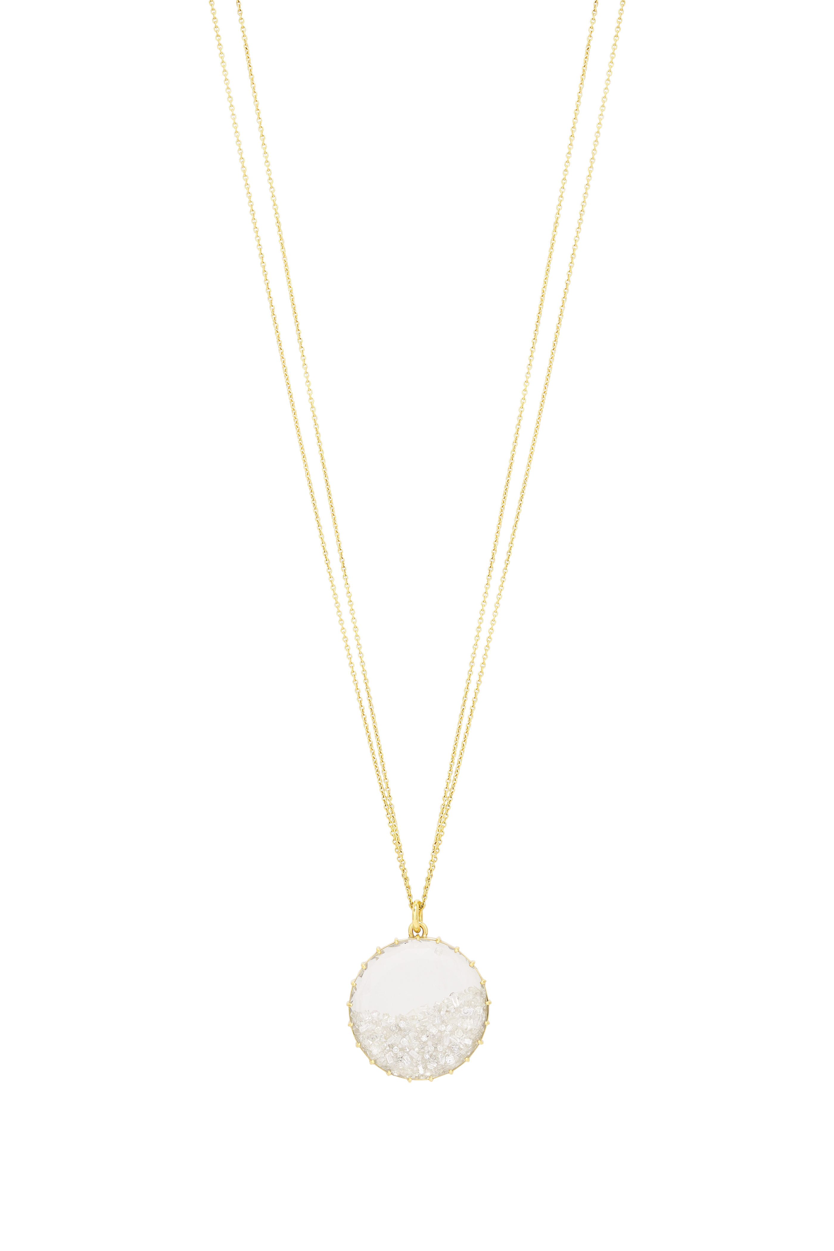 Renee Lewis - 18k Yellow Gold Diamond Shake Necklace