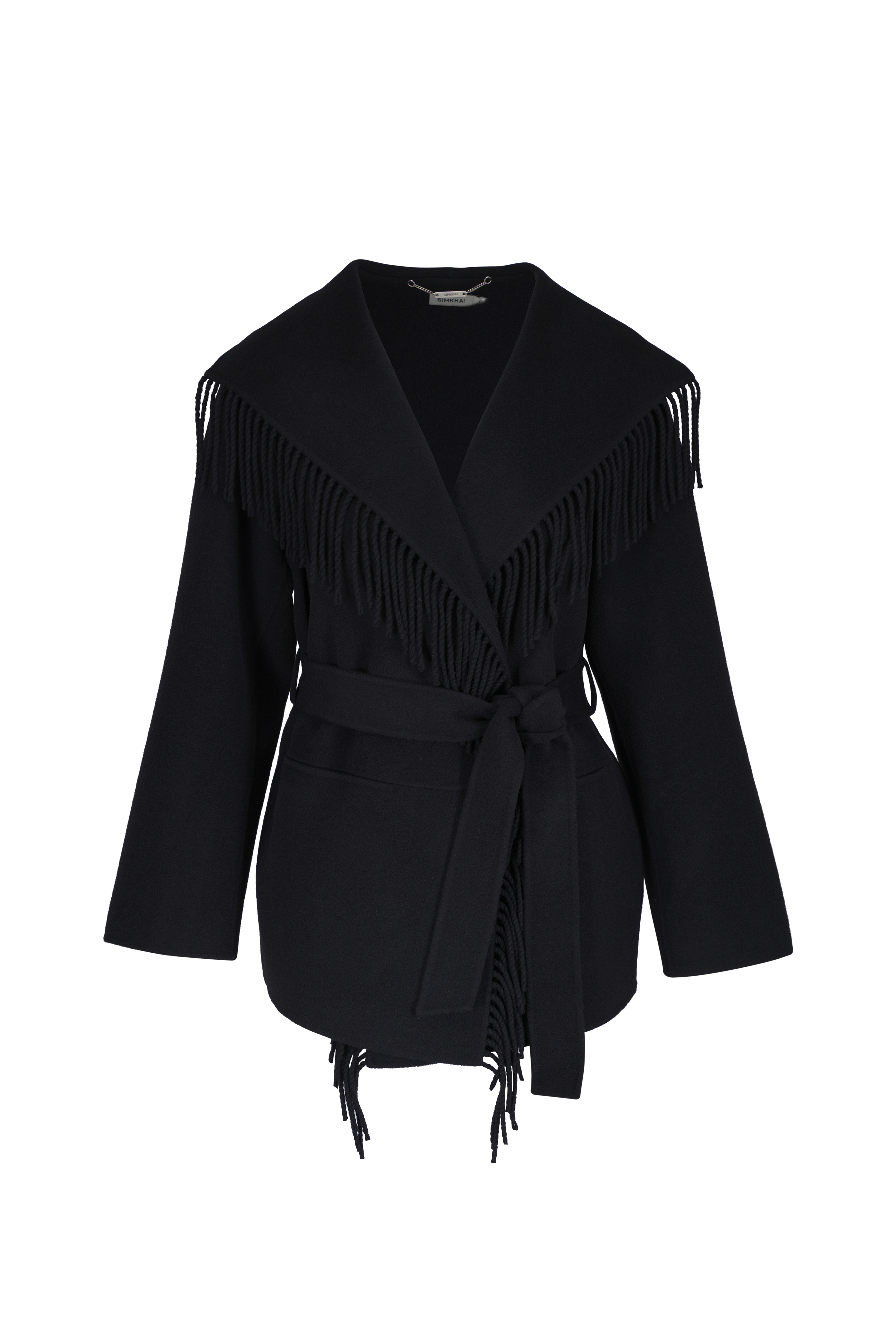 Alice & Olivia - Black Judith Embellished Sheer Lace Blazer