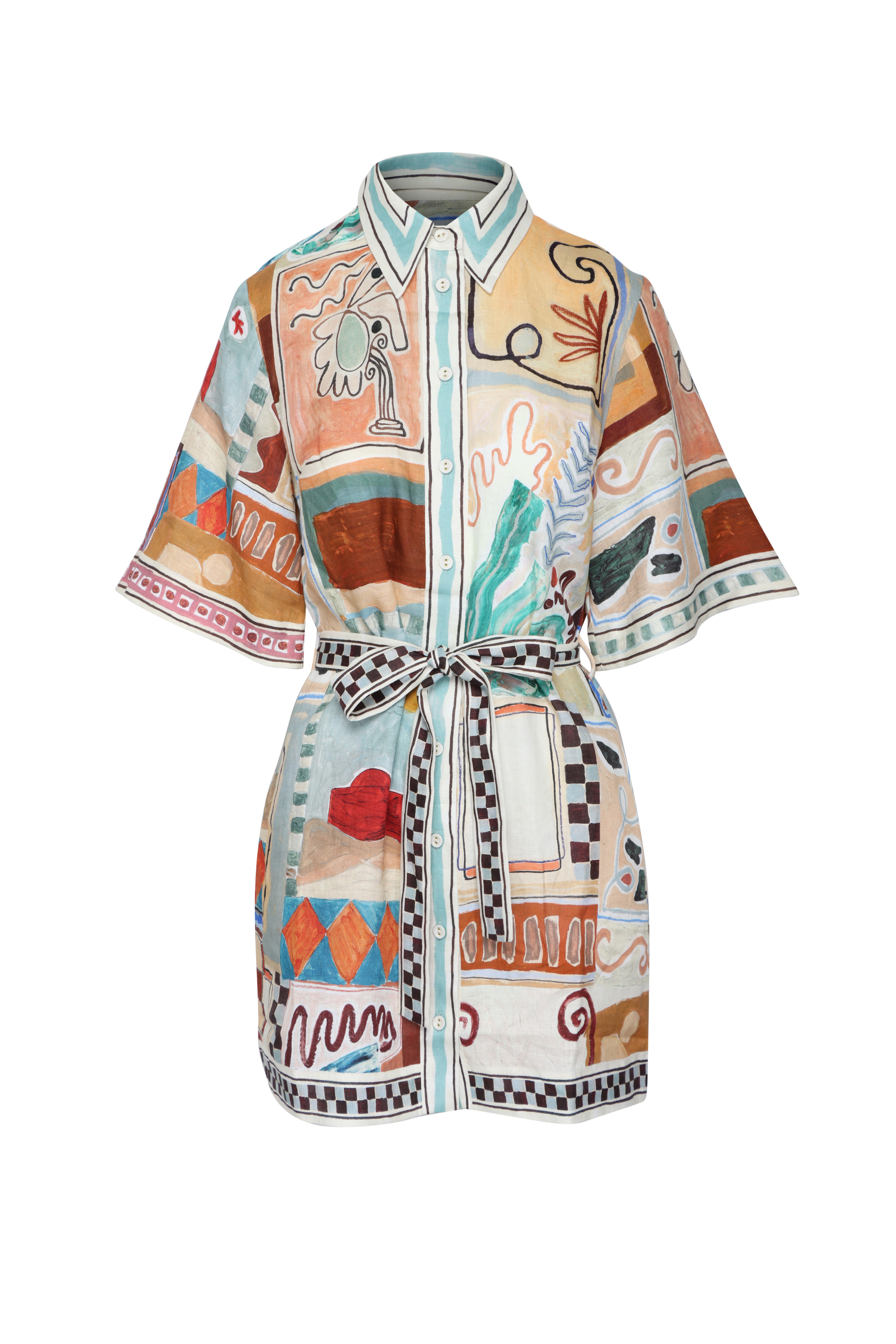 calico skies midi dress Kyra | Midi Dress | Sumac - Boho Balloon Sleeve Gauze Cotton