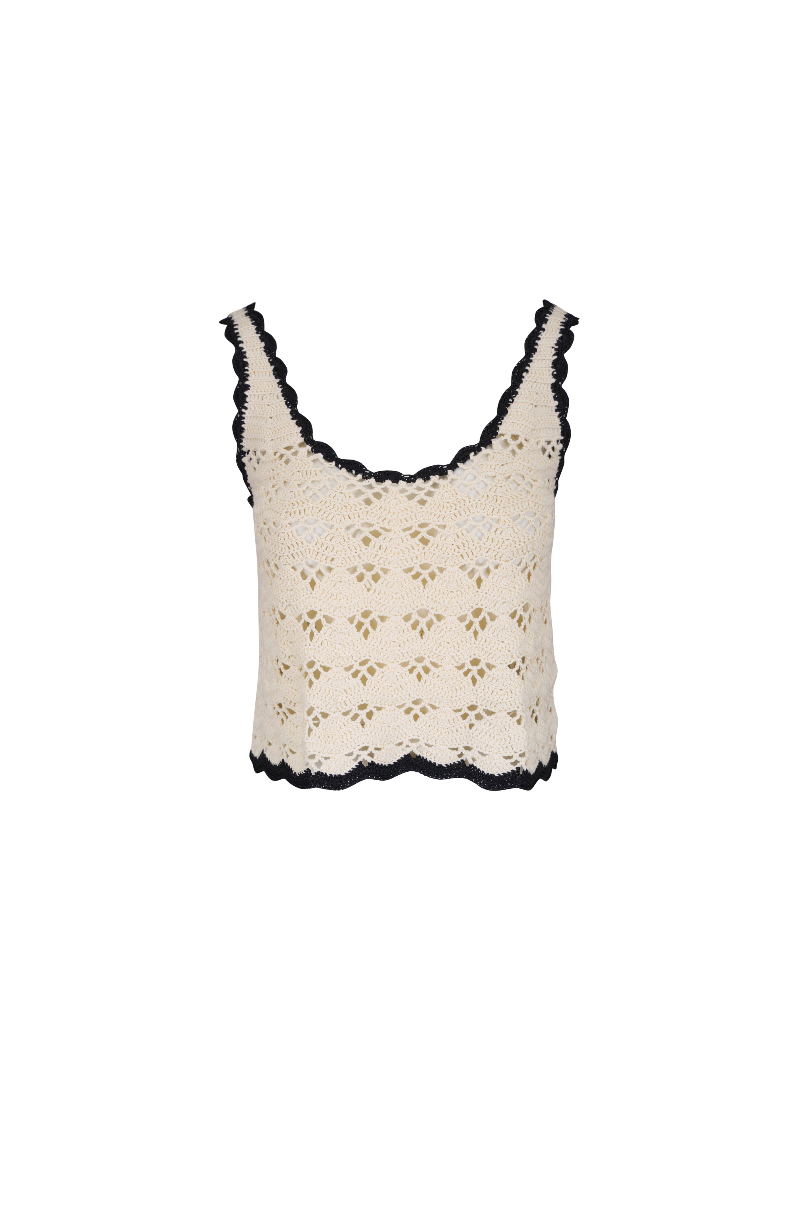Adam Lippes - Samira Black Chantilly Lace Turtleneck Top
