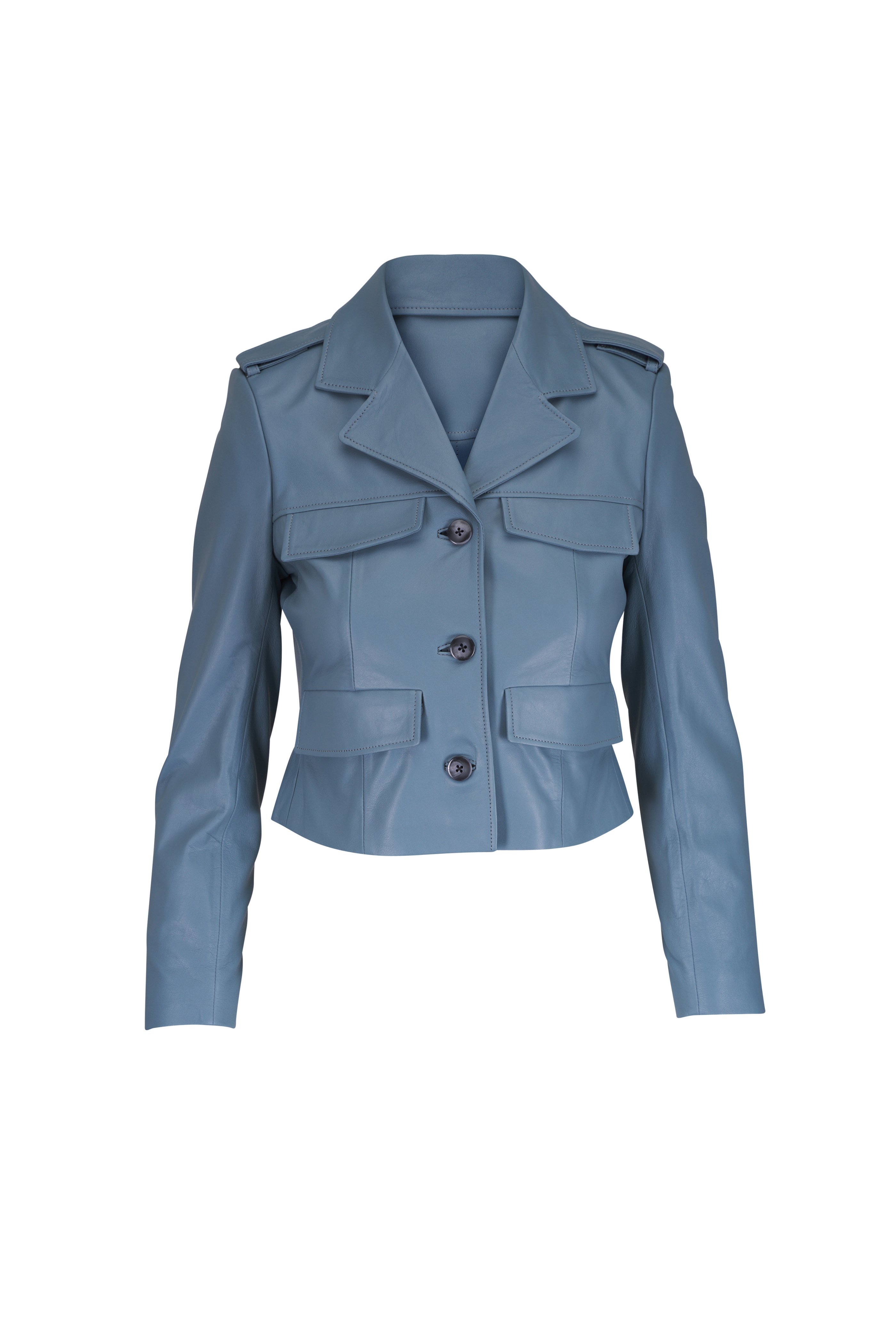 Dorothee Schumacher - Elegance Softness Shaded Blue Velvet Blazer