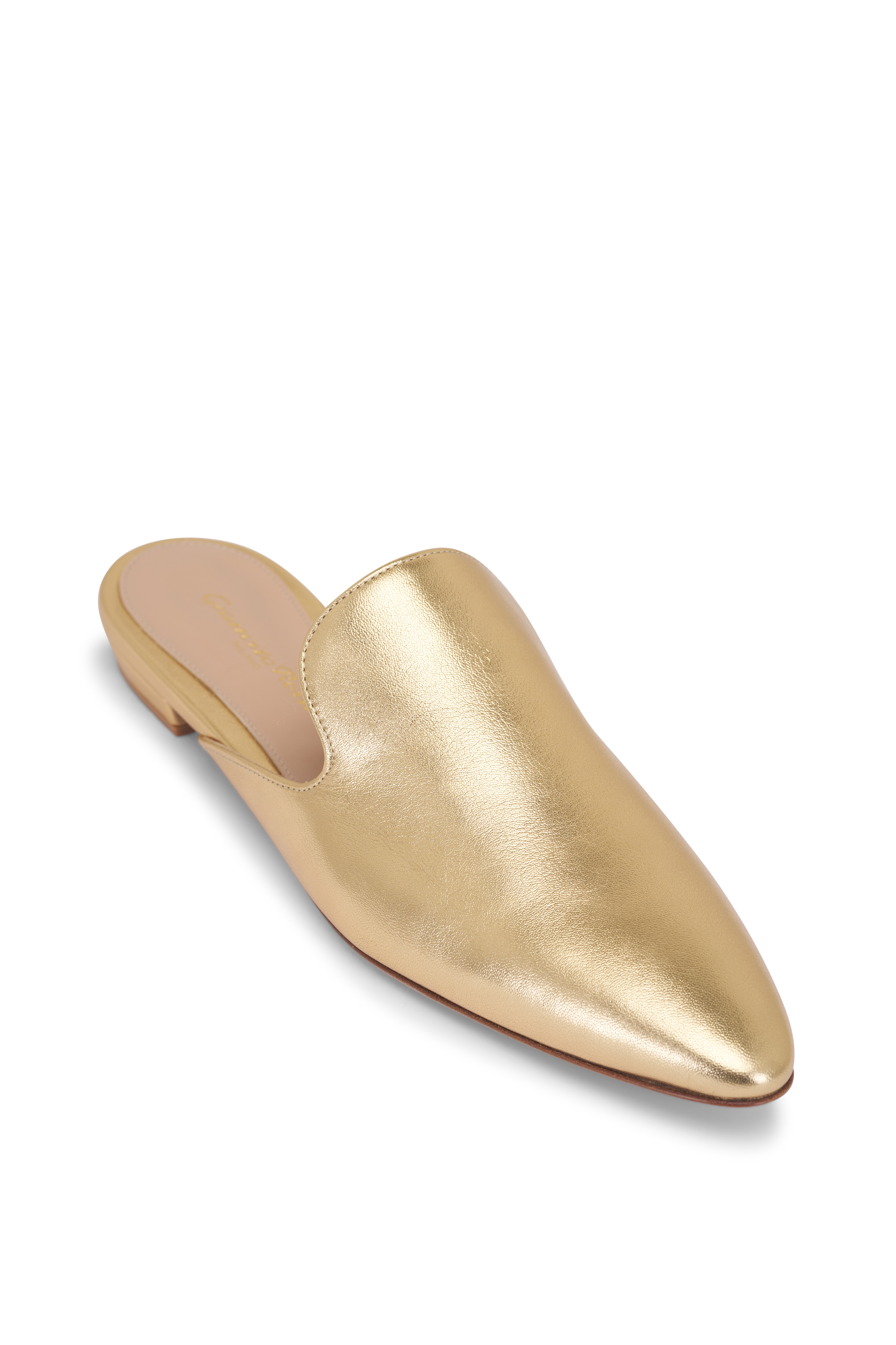 【PORTERNA】Odin hairring mules Paul Andrew - Iridescent Swift Pointed Toe Mule, 95mm