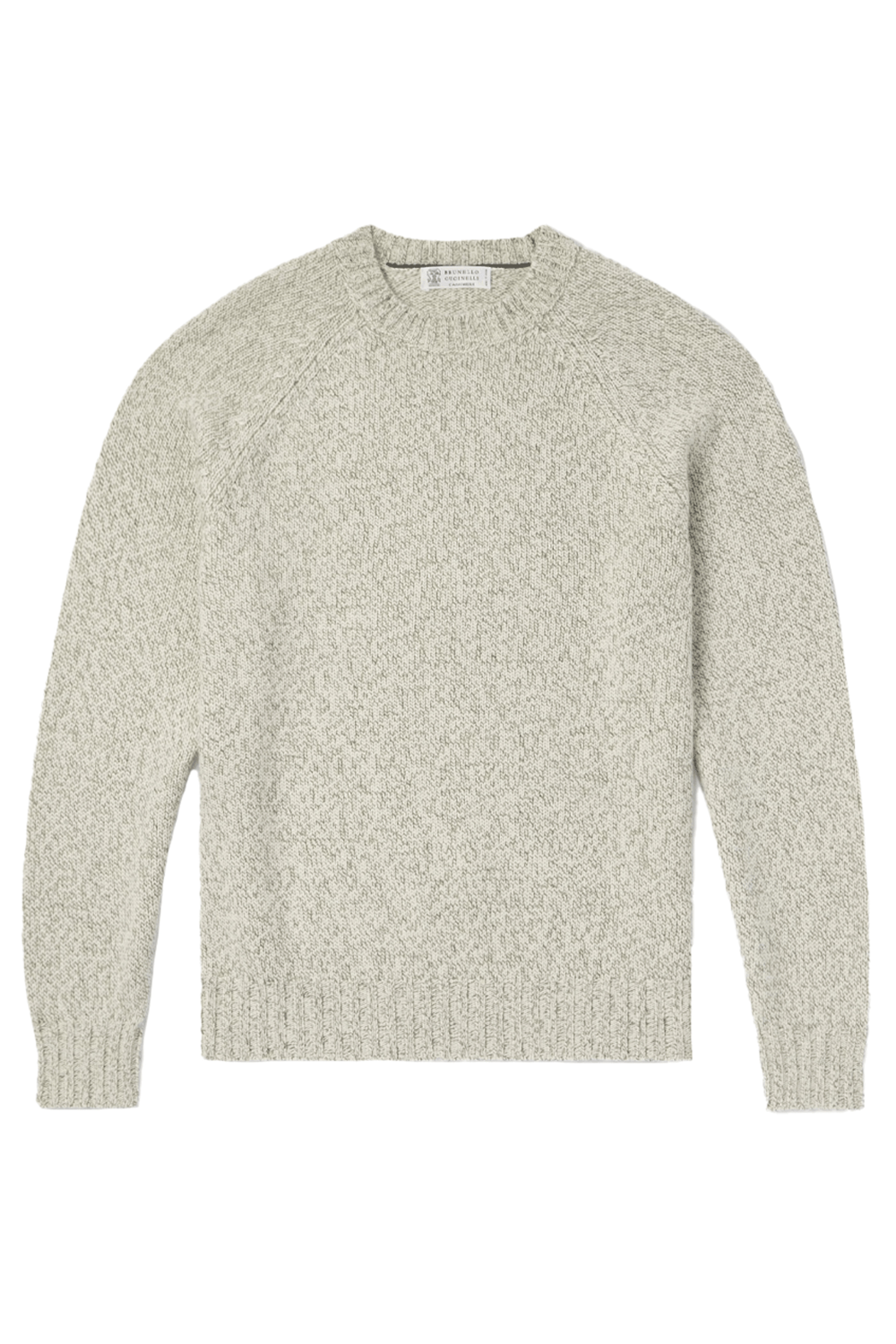 Brunello Cucinelli - Sage Green Ribbed Cotton Hoodie