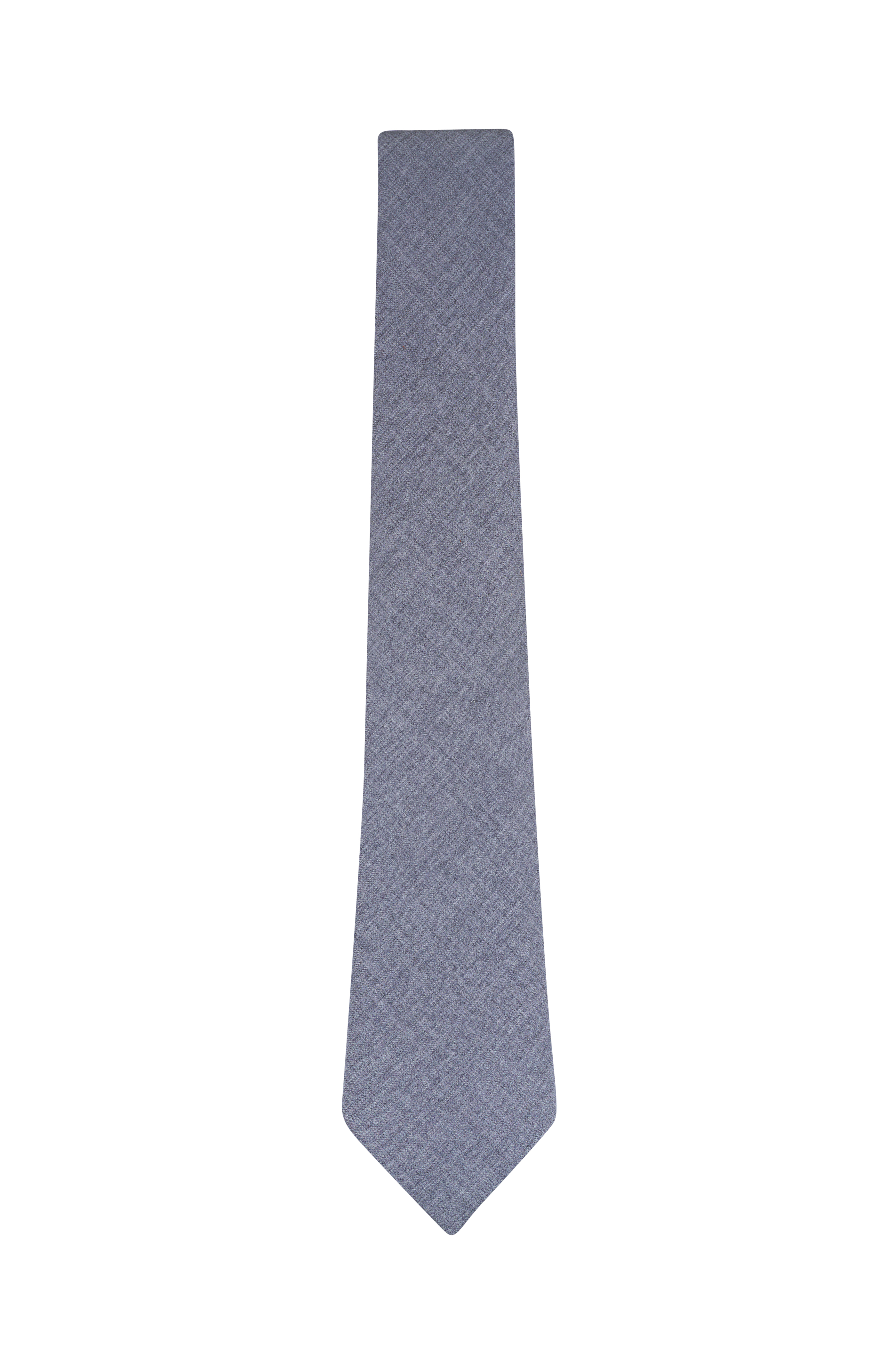 Brunello Cucinelli M0B138440C2395 関税送料込 Brunello Cucinelli - Grey Prince of Wales Tie | Mitchell Stores