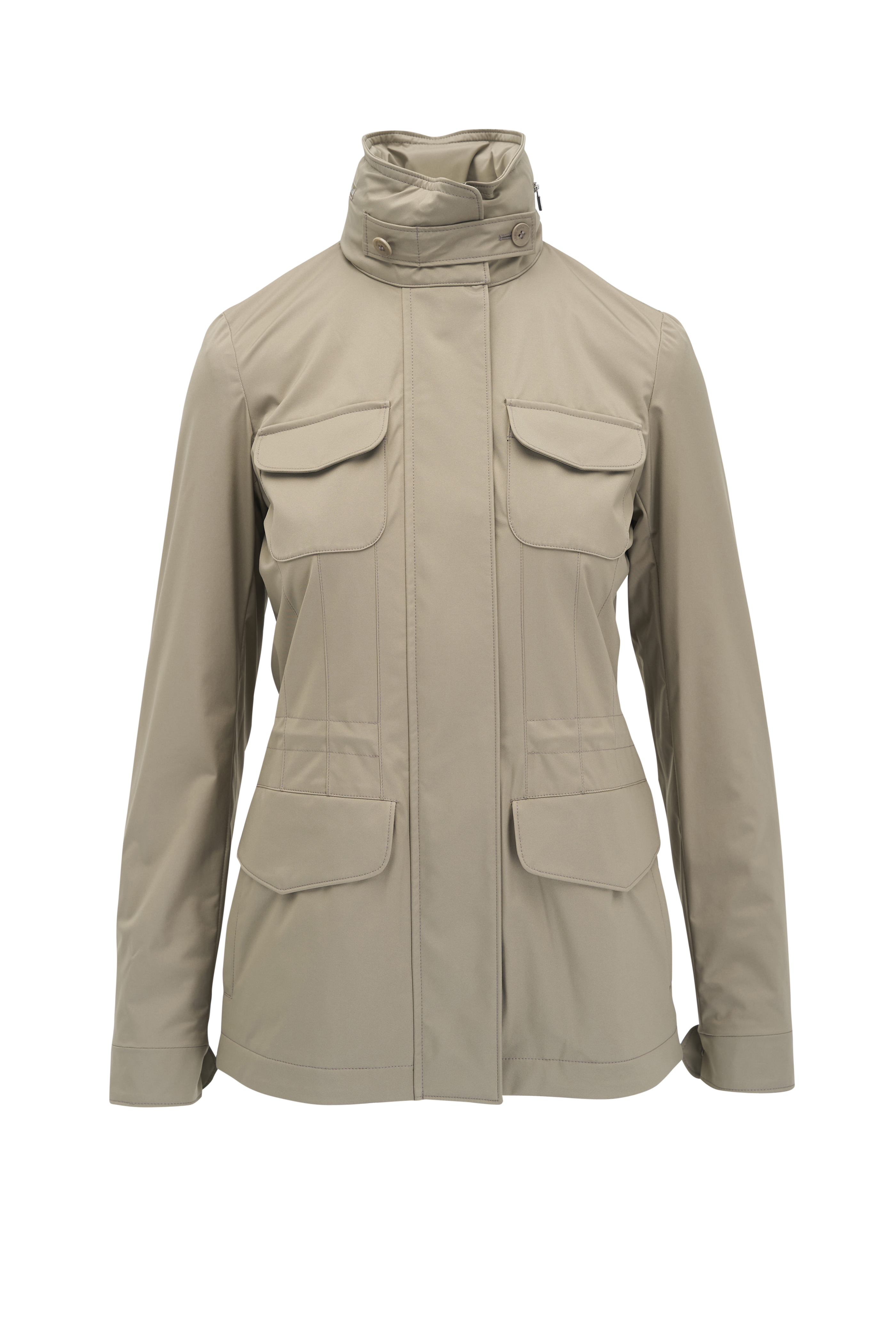 Loro Piana - Benedetta Clove Diamond Quilted Silk Jacket