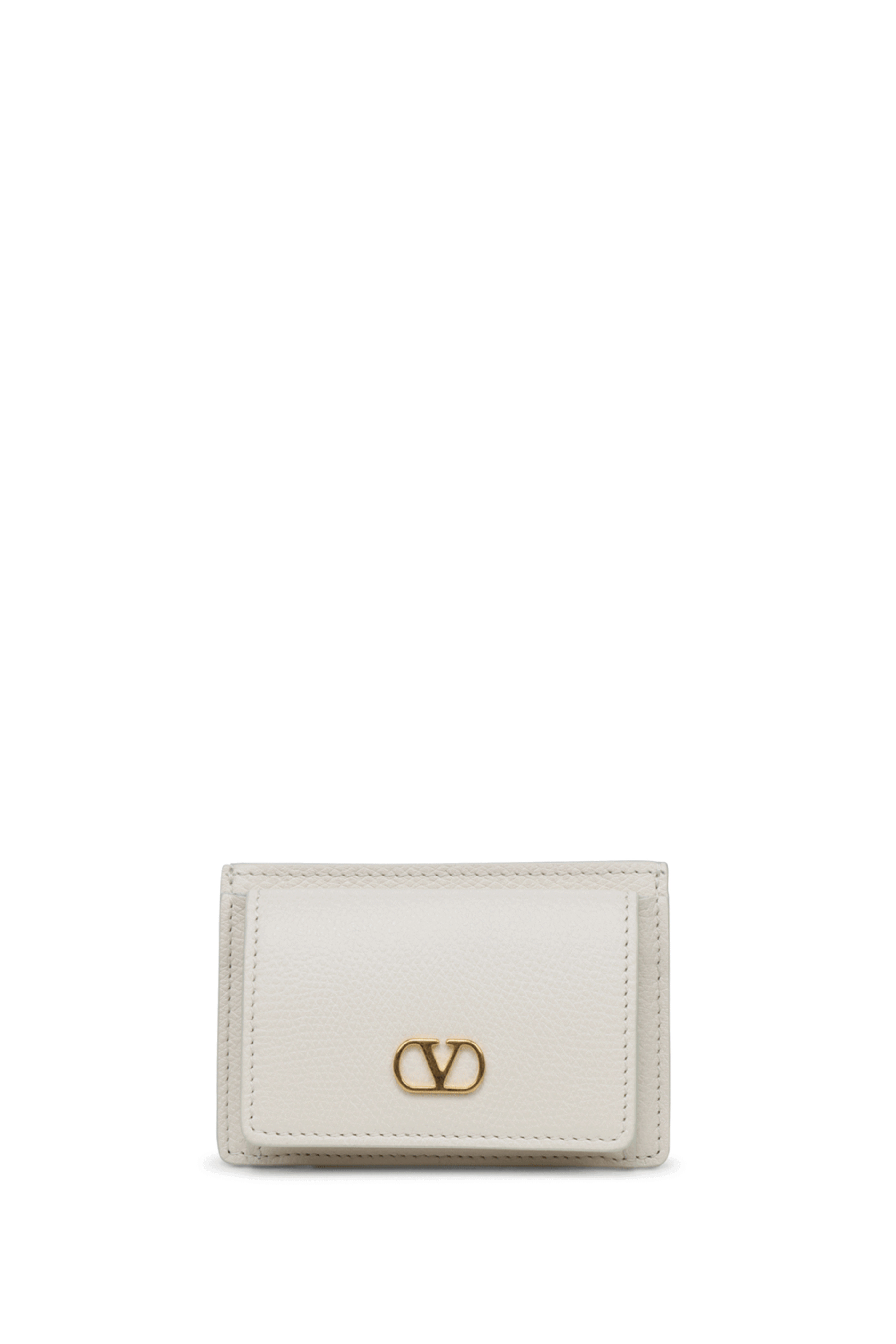 ★Valentino Garavani★ オフホワイト VLogo Signature 財布 valentino-vlogo-coin-card-case