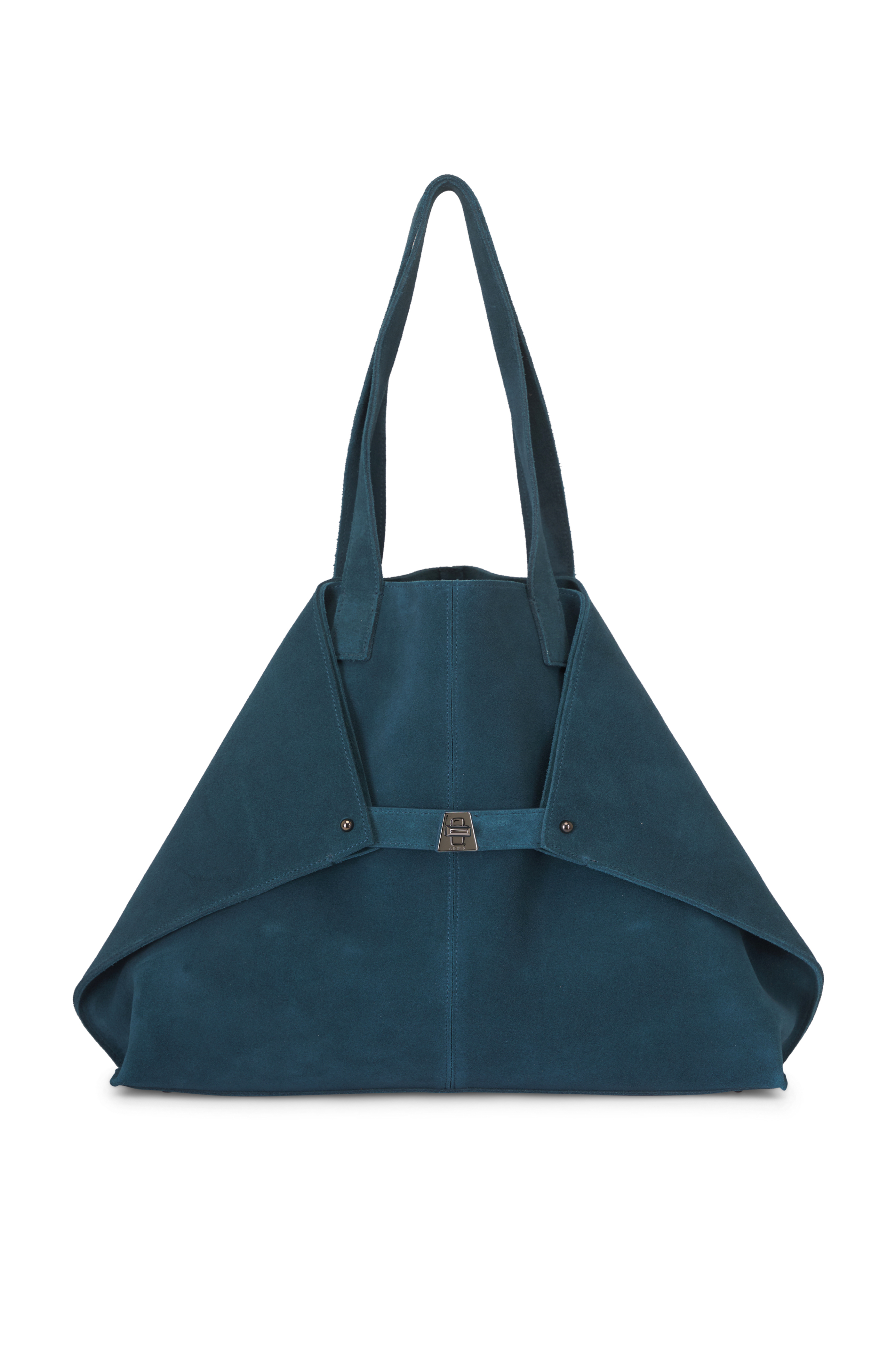 Akris - AI Black Leather Medium Shoulder Bag | Mitchell Stores