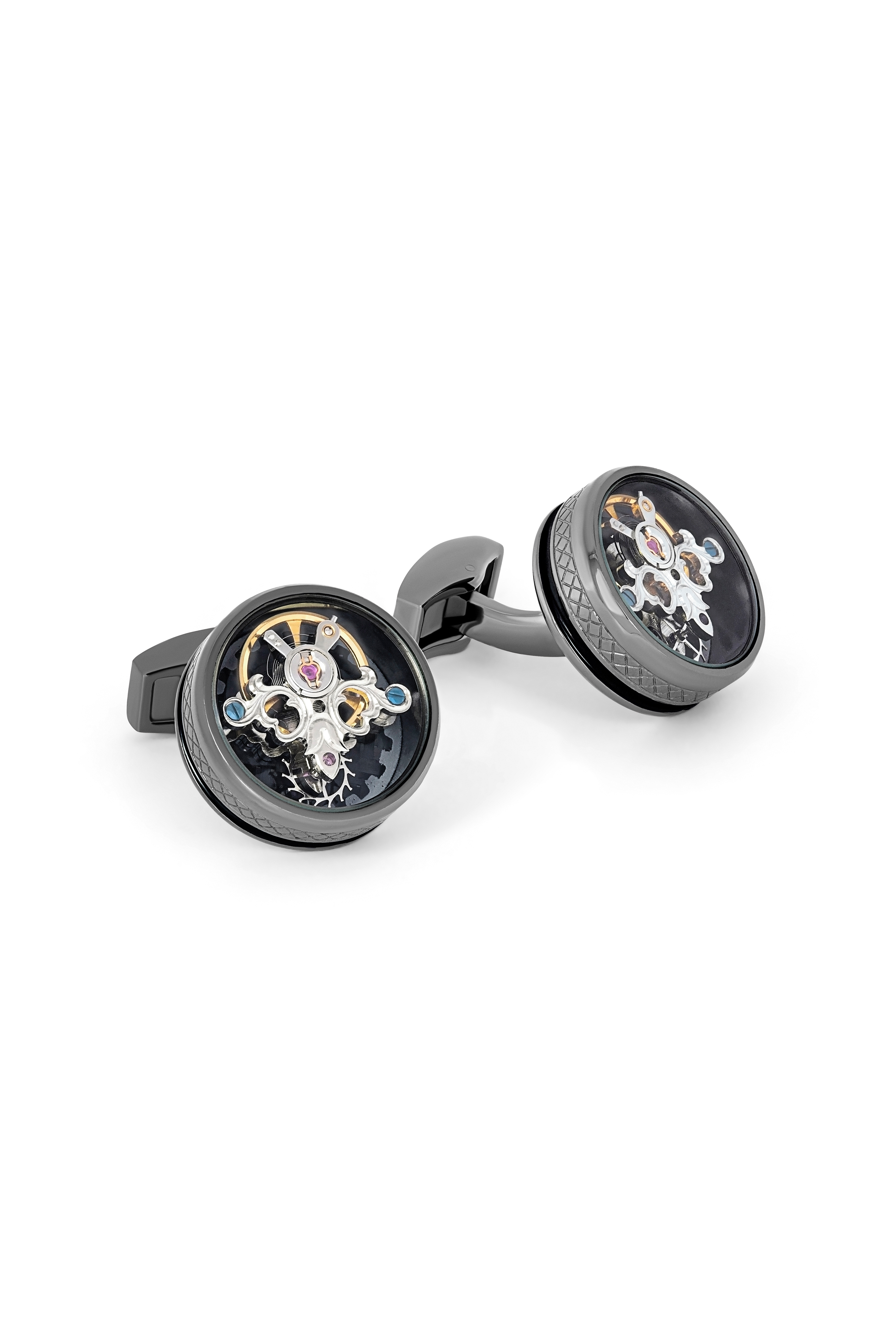 TATEOSSIAN　カフス　No.1141 TATEOSSIAN カフス No.1141 Halo Rectangular Cufflinks in