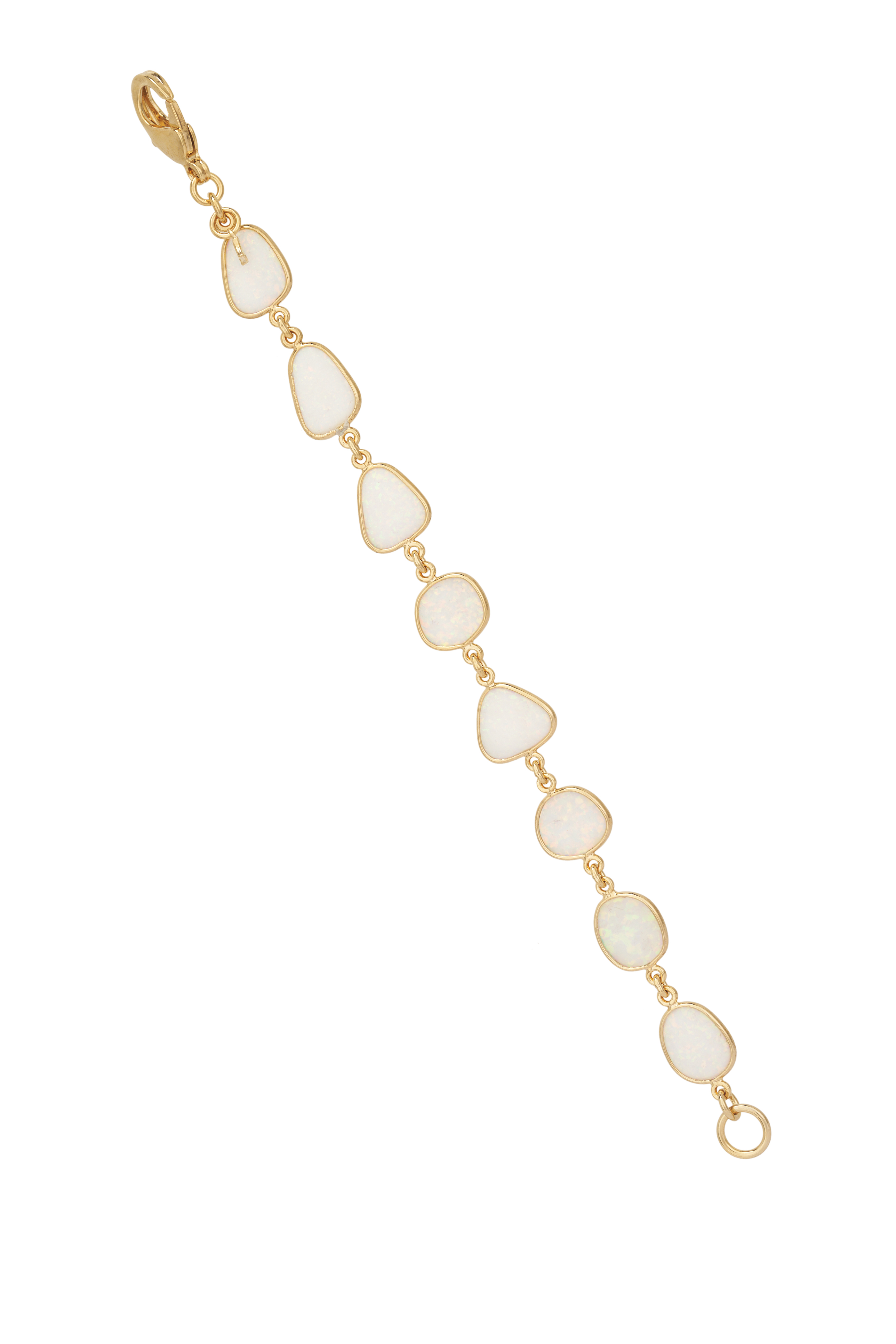 Eddie Borgo - Matte Yellow Gold Triple Mini Cone Bracelet