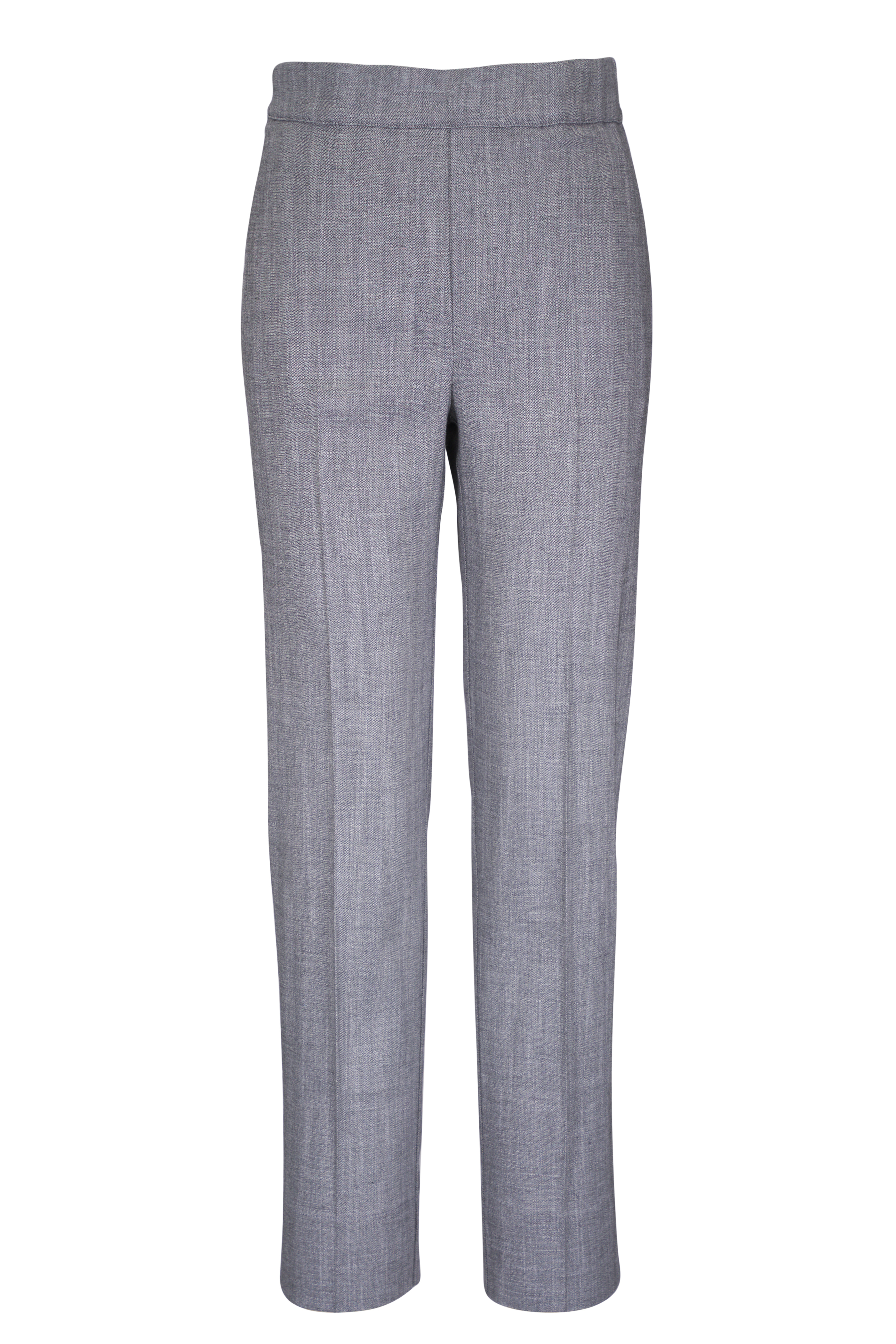 Bogner - Lika Gray Stretch Wool Plaid Pant | Mitchell Stores