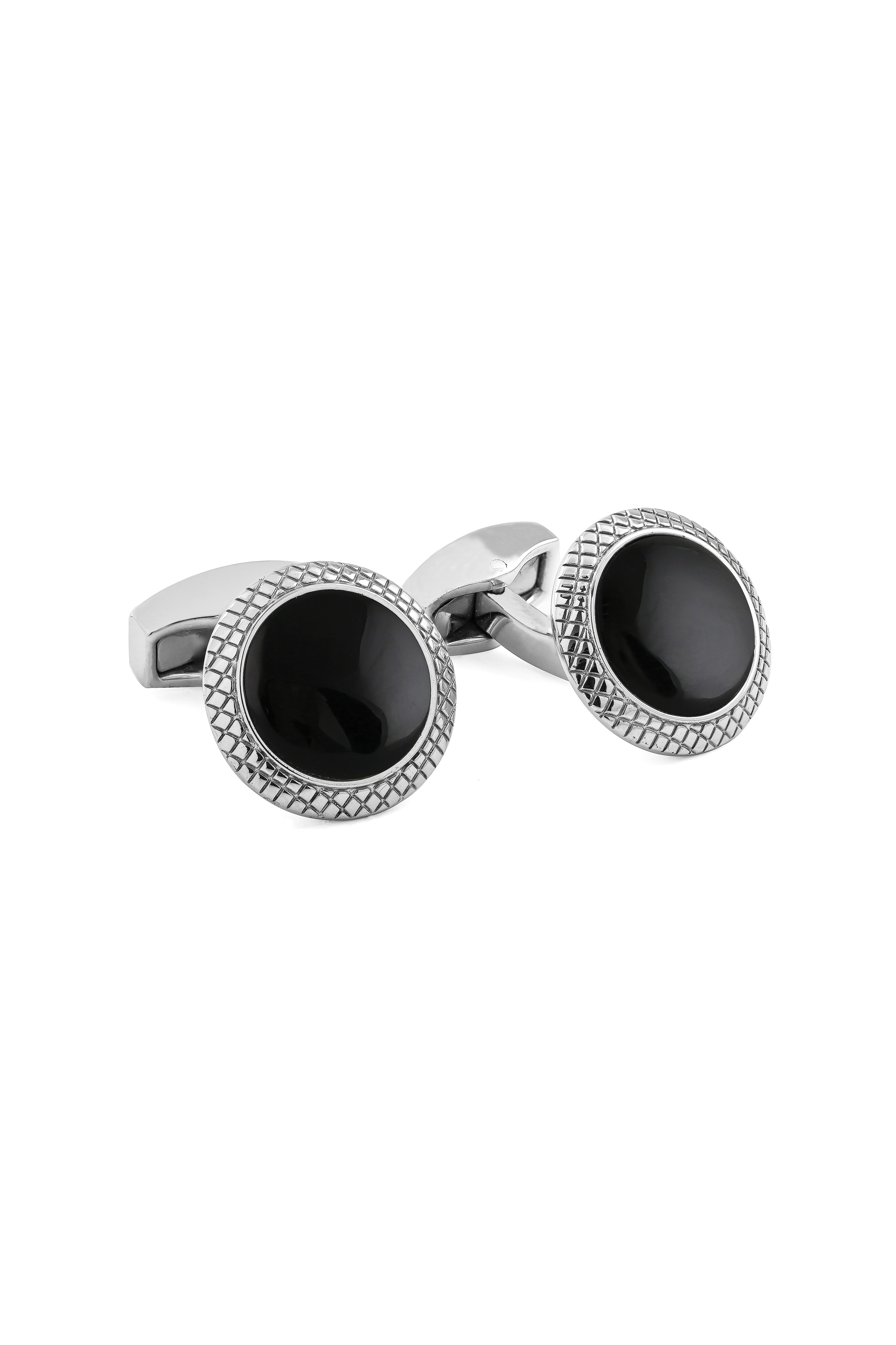 アクセサリーその他 TATEOSSIAN BULLSEYE SEMI PRECIOUS CUFFLINKS (CL8368 WHITE) Bullseye Semi Precious Cufflinks in White MOP – Tateossian