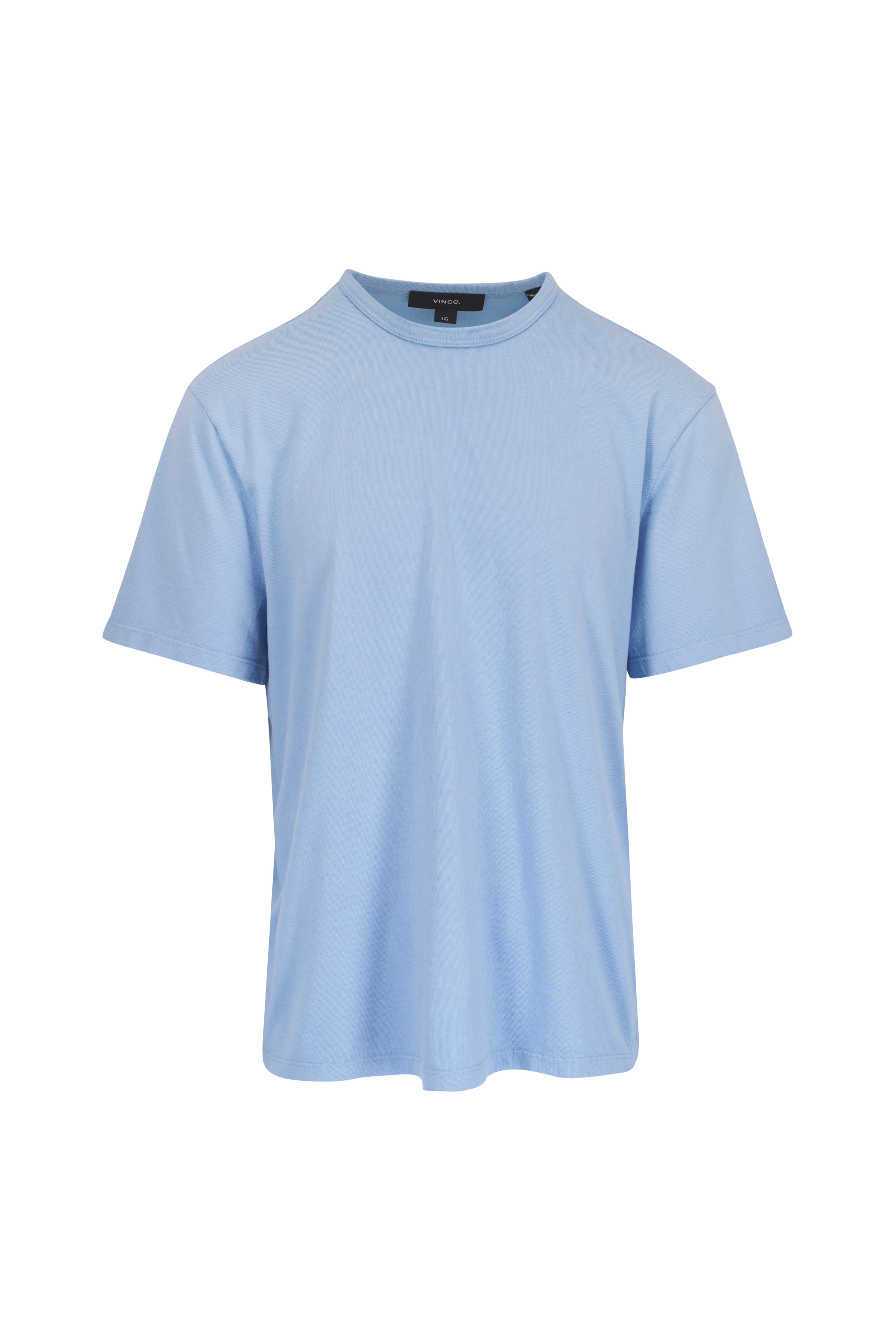Tシャツ・カットソー JAMES PERSE Men T Shirts IMLJ3311DEE Blue Short Sleeve Crew Neck - Lake Pigment | James Perse Los Angeles