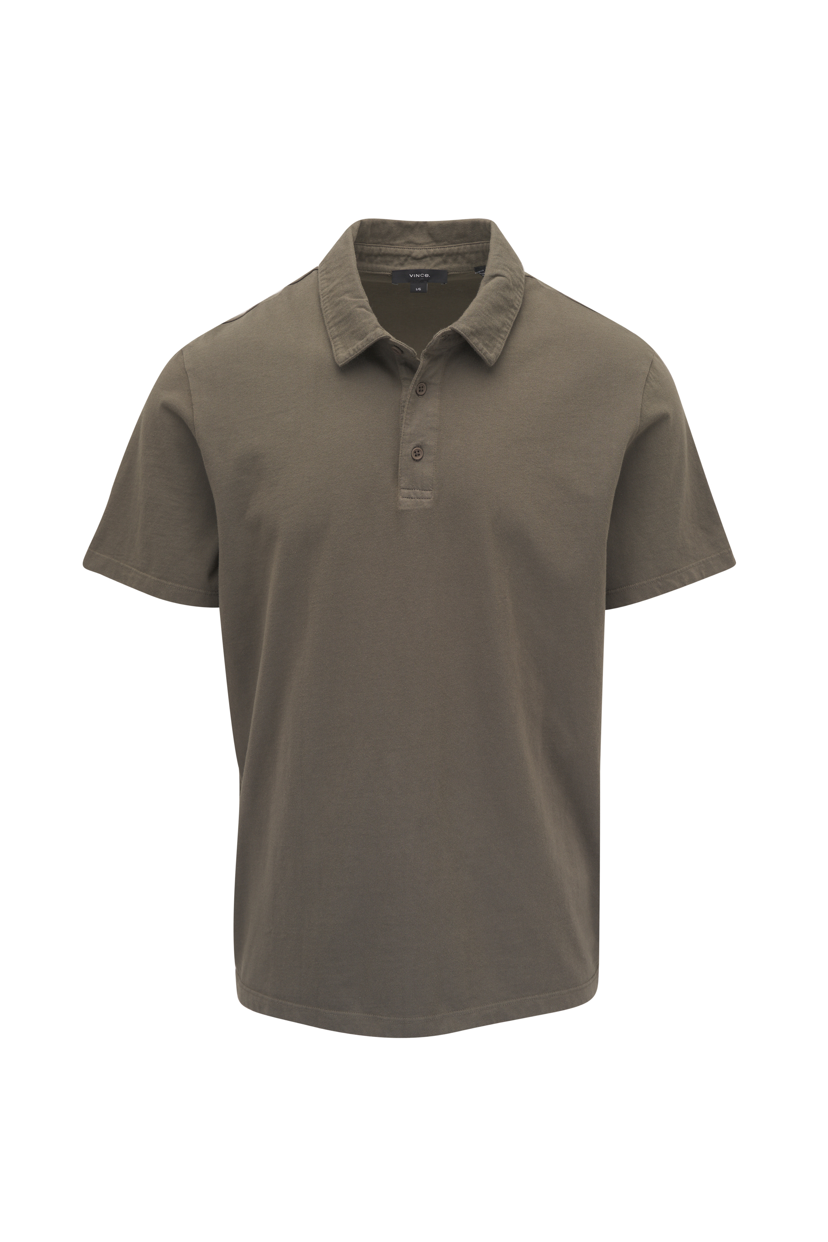 Vince - Navy & White Stripe Linen Polo | Mitchell Stores