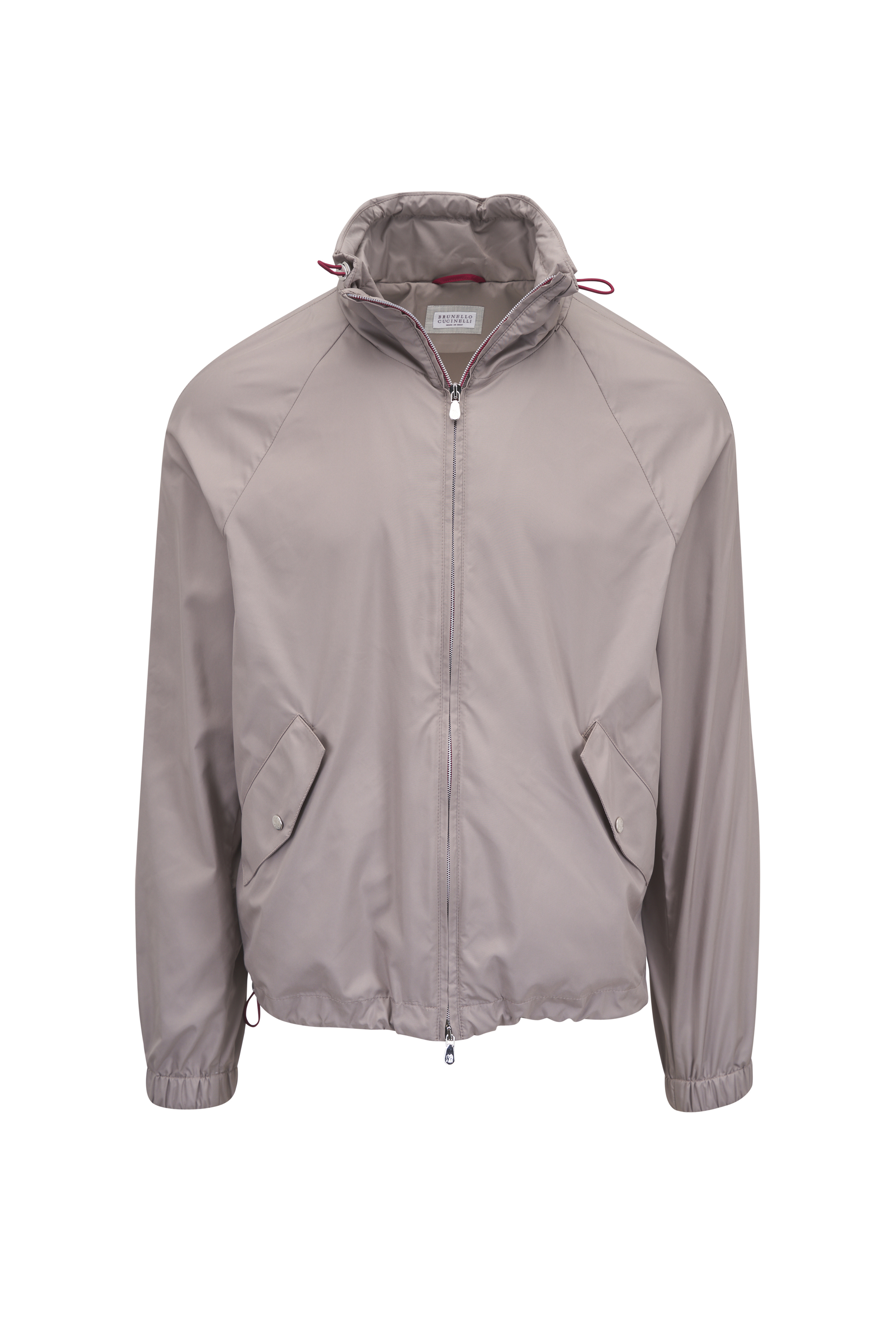 Brunello Cucinelli - Burgundy Bomber Jacket | Mitchell Stores