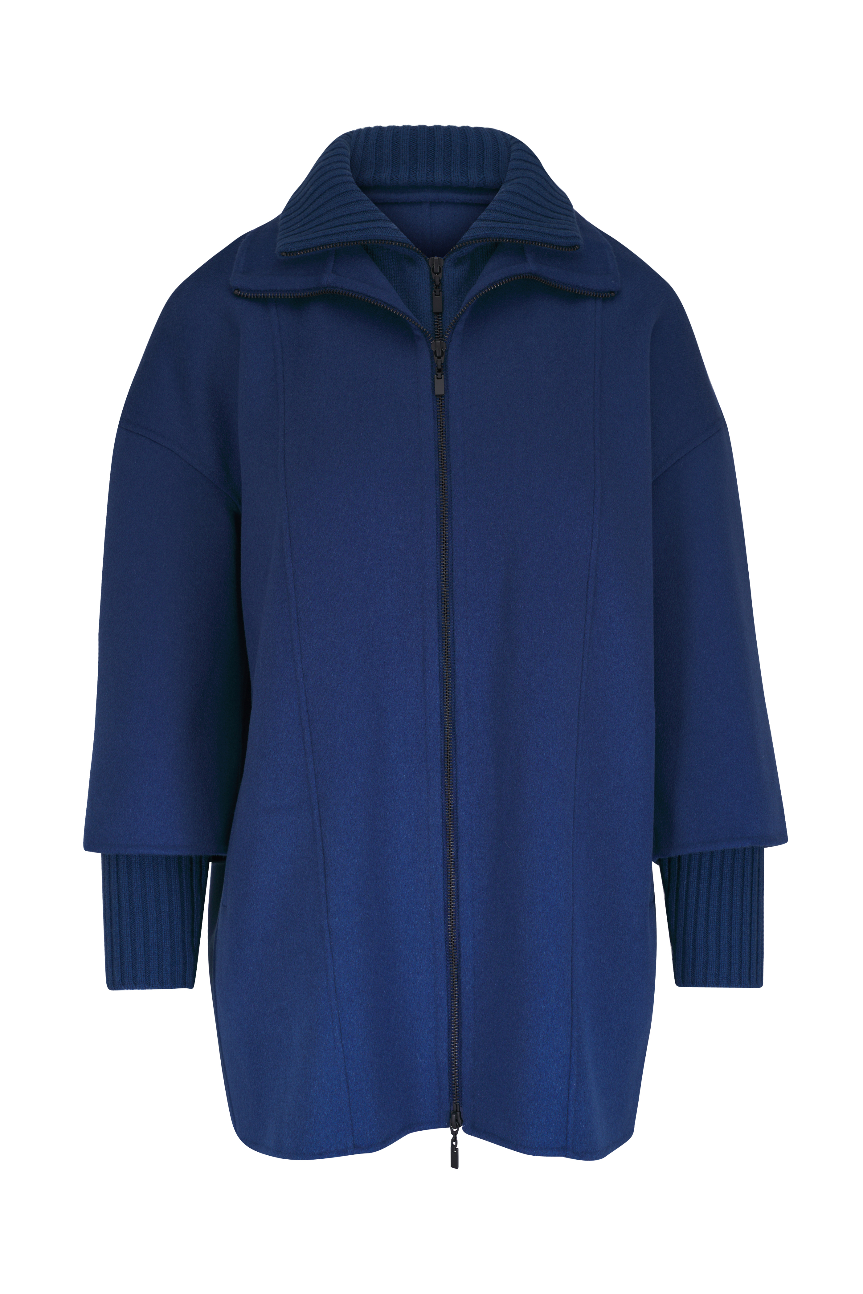 ジャケット・アウター SOFT WOOL TAILOR COAT STOVAIGH 3 Buttons Multiple Mandarin Collar Coat _ FASCINATE