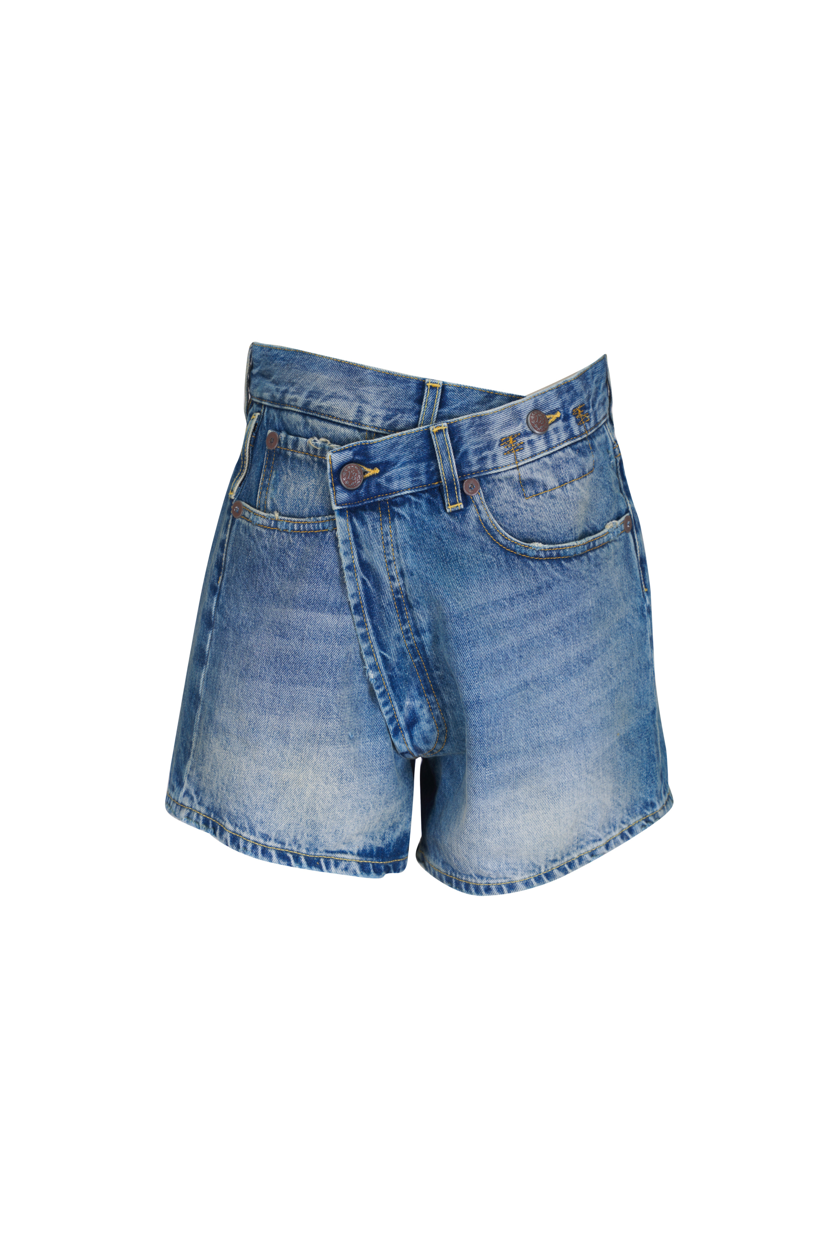 ★CRANK★HEART BUTTON EYELET SHORTS_WHITE★正規品/直送料込 ☆K-POPアイドル着用 CRANK／ハートボタンショートパンツ