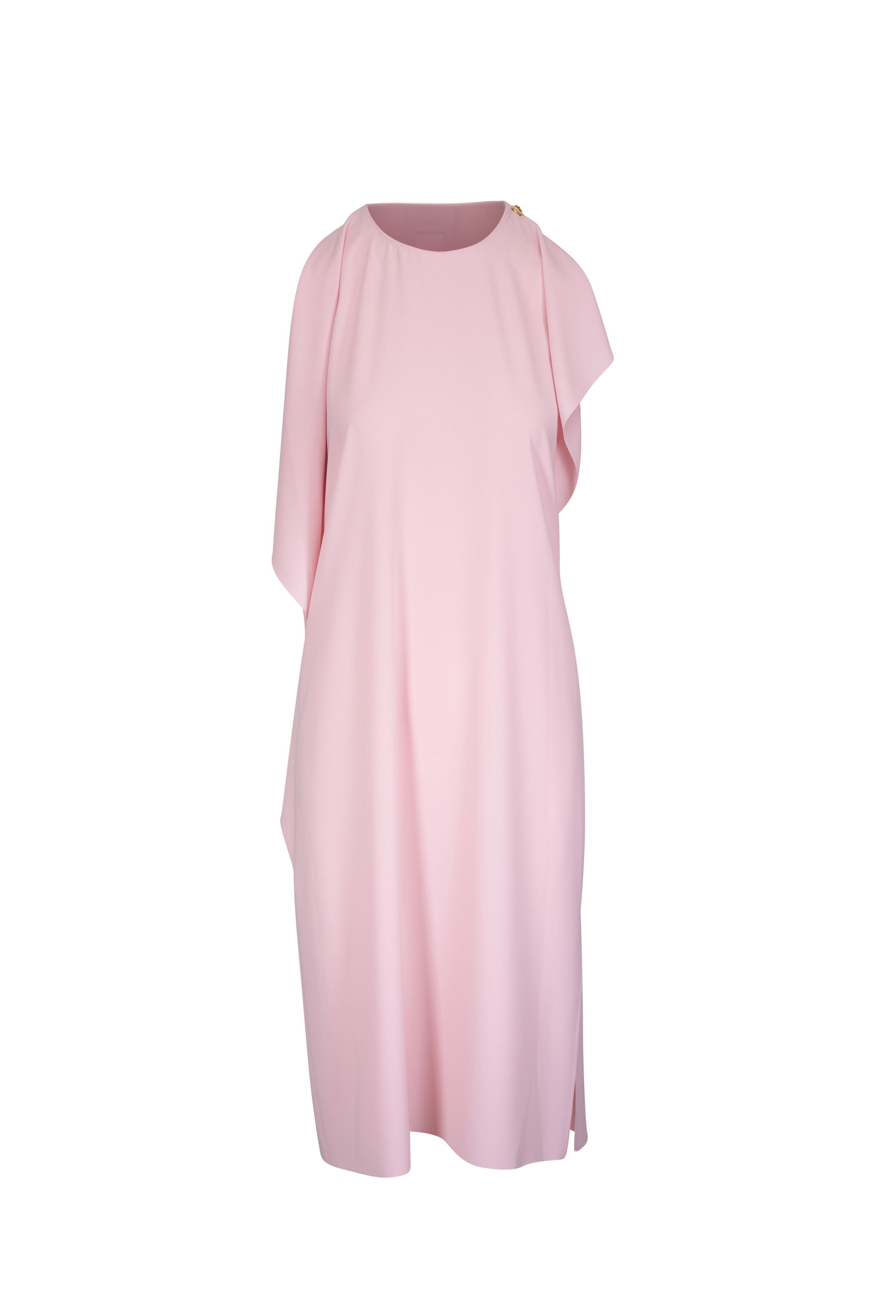 ワンピース GIORGIO ARMANI Woman Dress Blush Pink GW001049AF15530 U6071 Giorgio Armani - Pink Milano Jersey Keyhole Neck Twist Midi