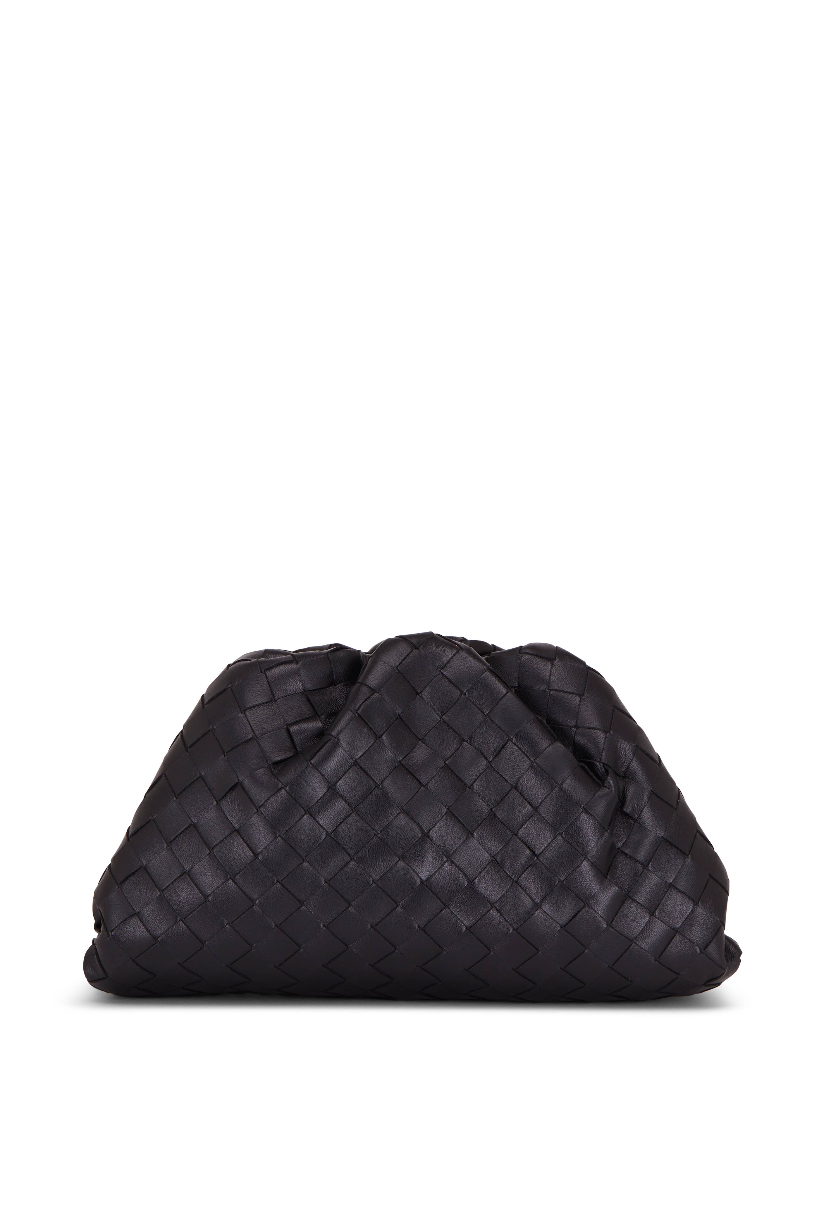 MEYERS SHOULDER / CLUTCH BAG INTRECCIATO WOVEN LEATHE… - Gem