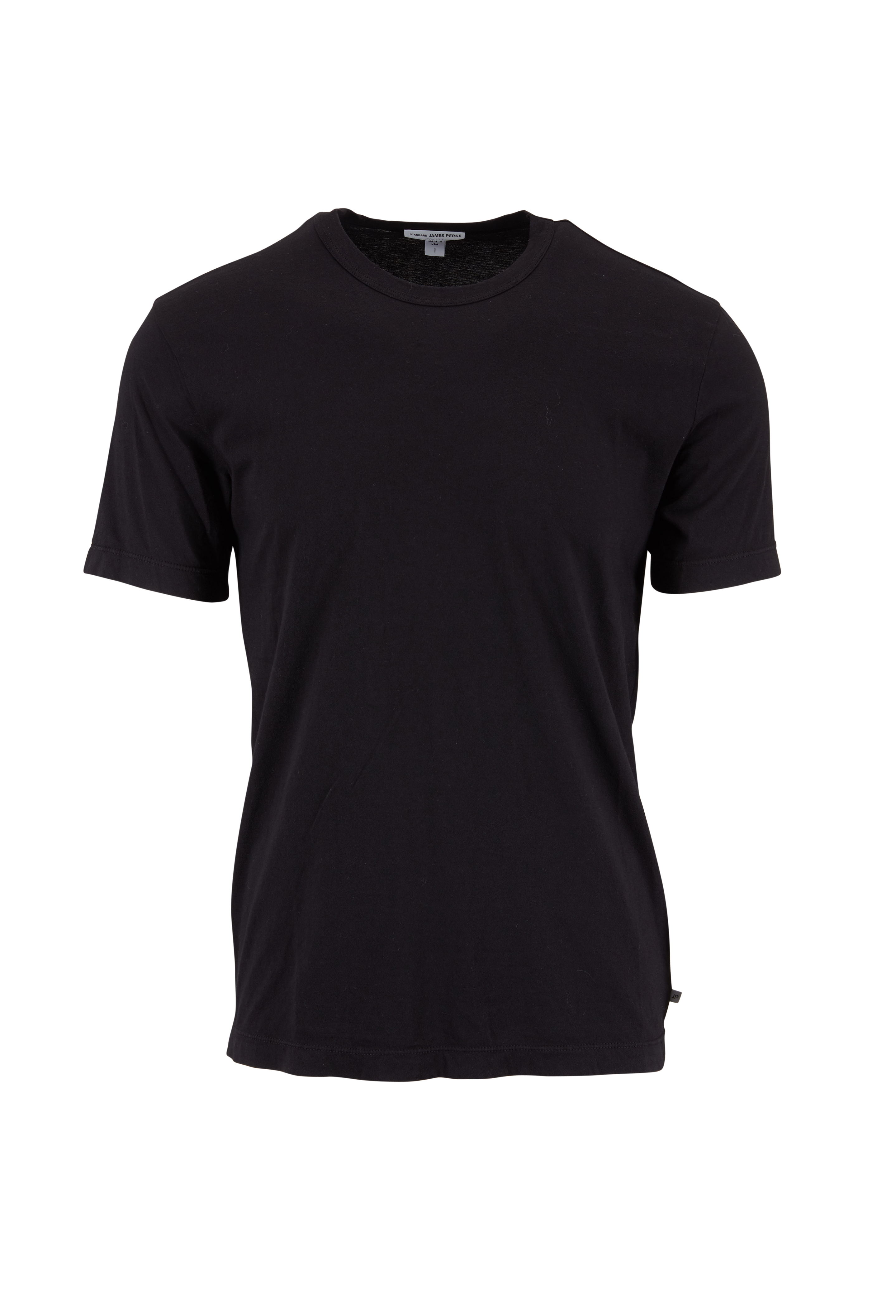 Tシャツ・カットソー JAMES PERSE Men T Shirts MELJ3246BLK Black MELJ3246_BLK_0004_3e86336f-
