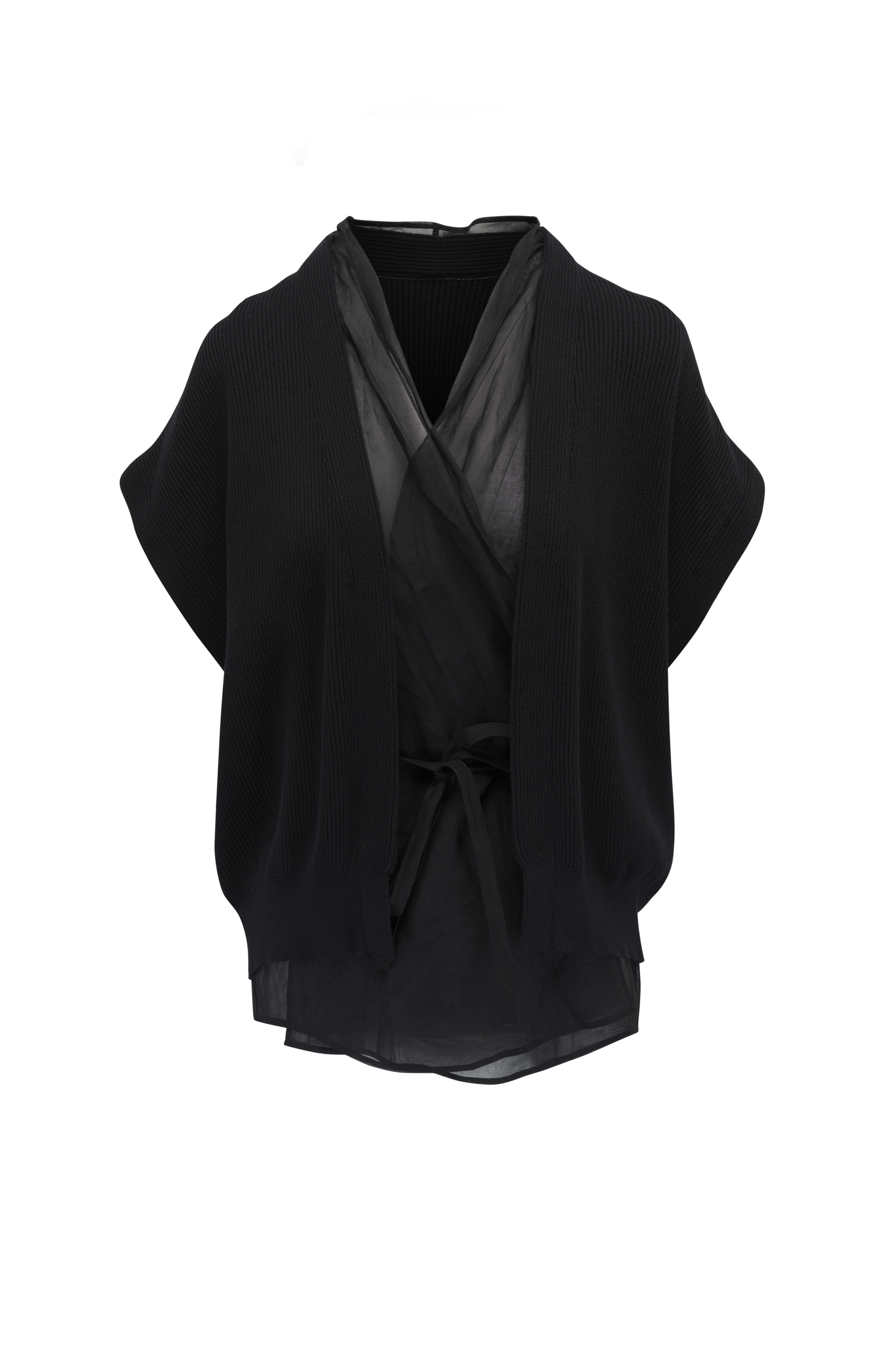 Brunello Cucinelli - Black Cotton & Silk Zip Spa Hoodie Brunello Cucinelli - Black Cotton & Silk Zip Spa Hoodie