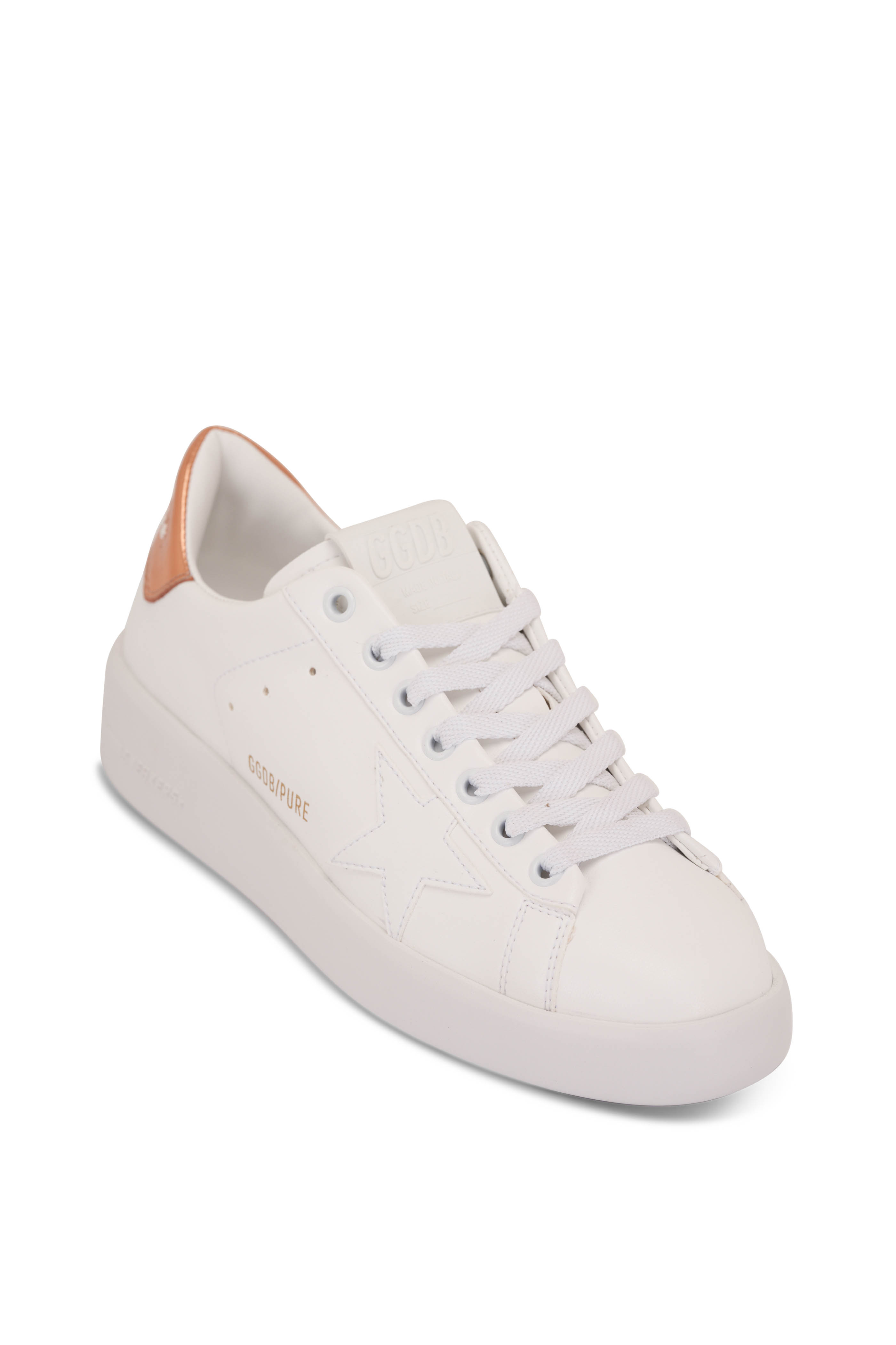 Chloé - Lauren White Perforated Leather Sneaker