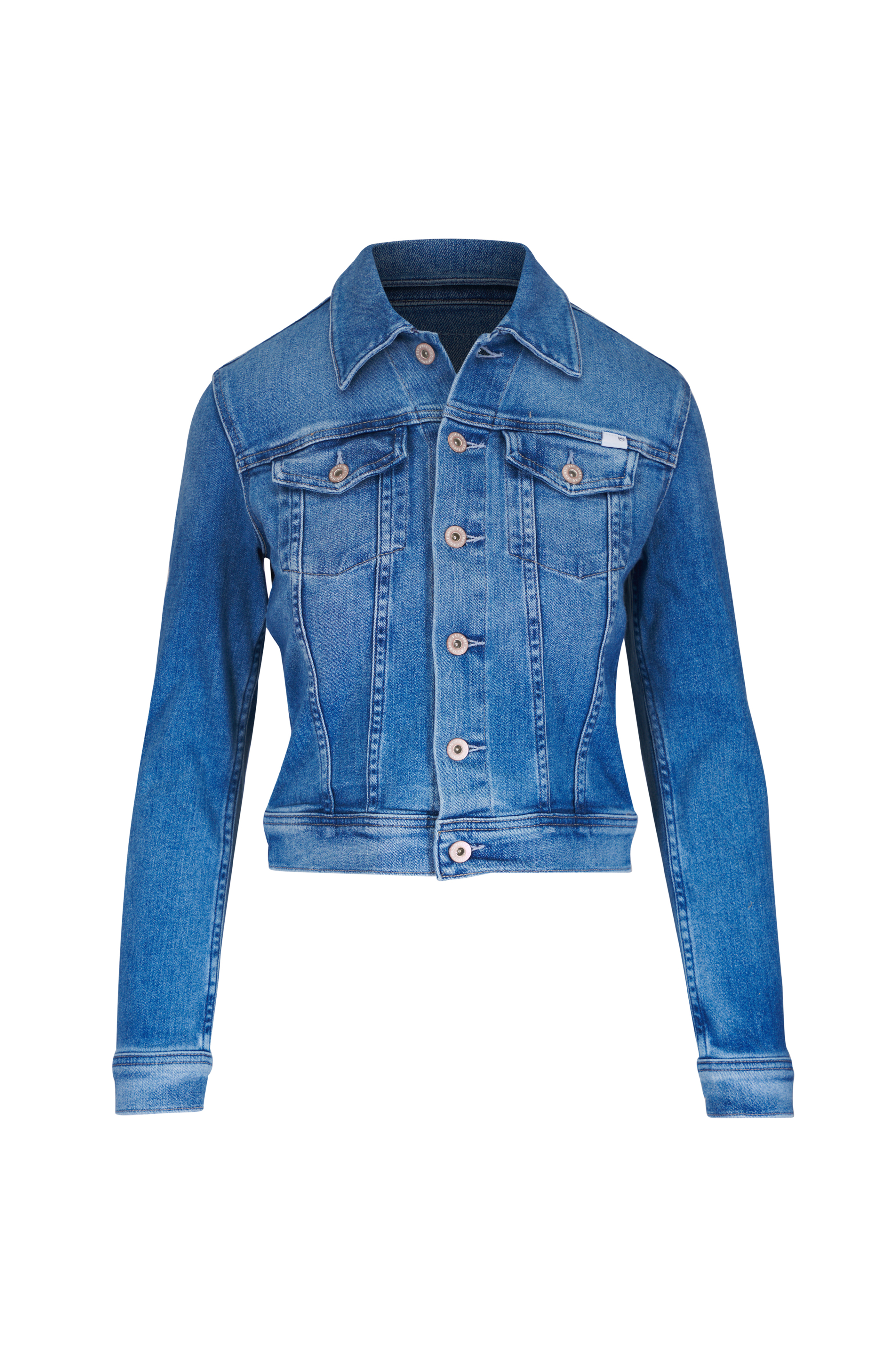 Vince - Coastal Blue Zip Front Bomber Jacket | Mitchell Stores