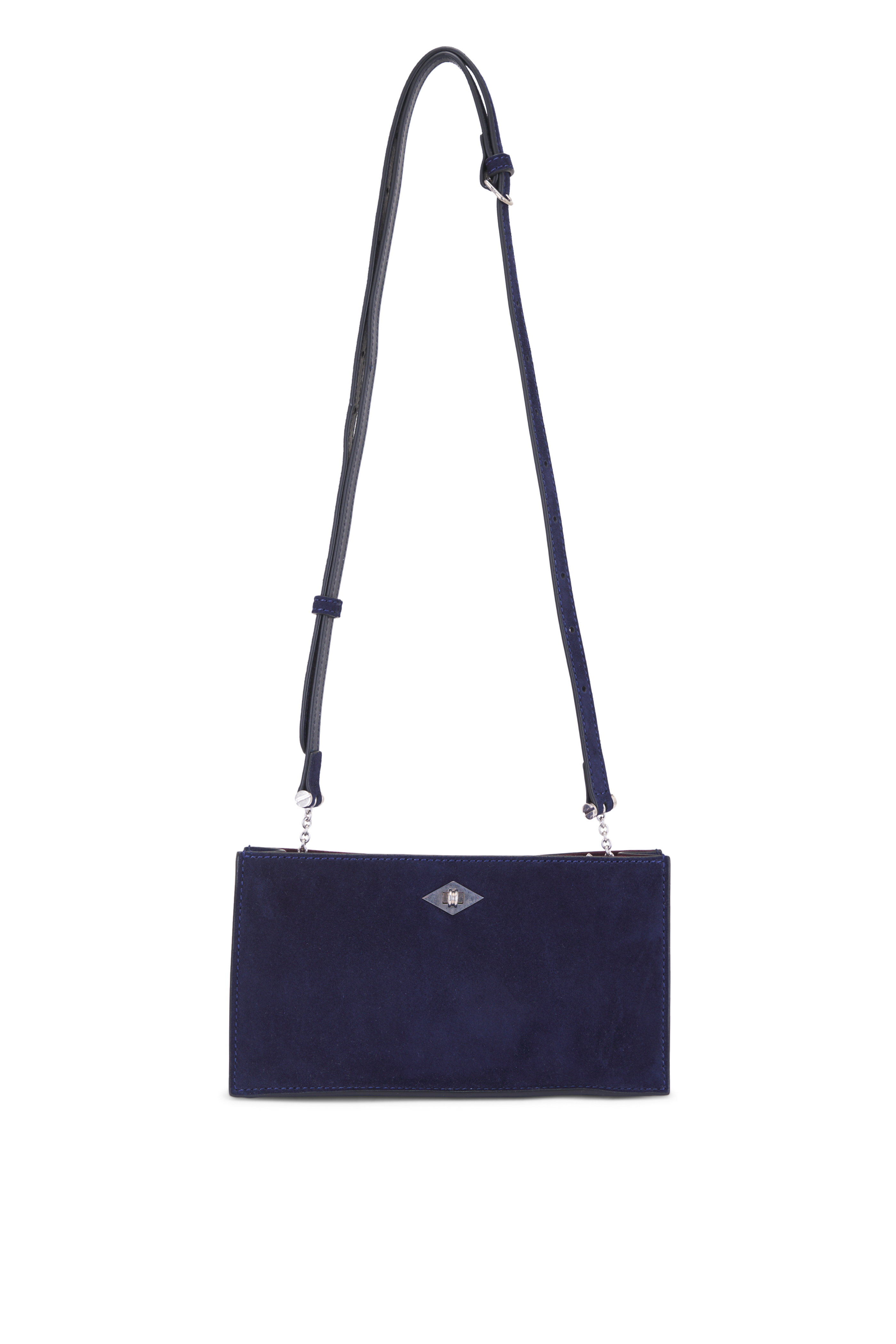 PRADA ネイビー メッセンジャーバッグ Prada - Navy Blue Tessuto Messenger Bag | Mitchell Stores
