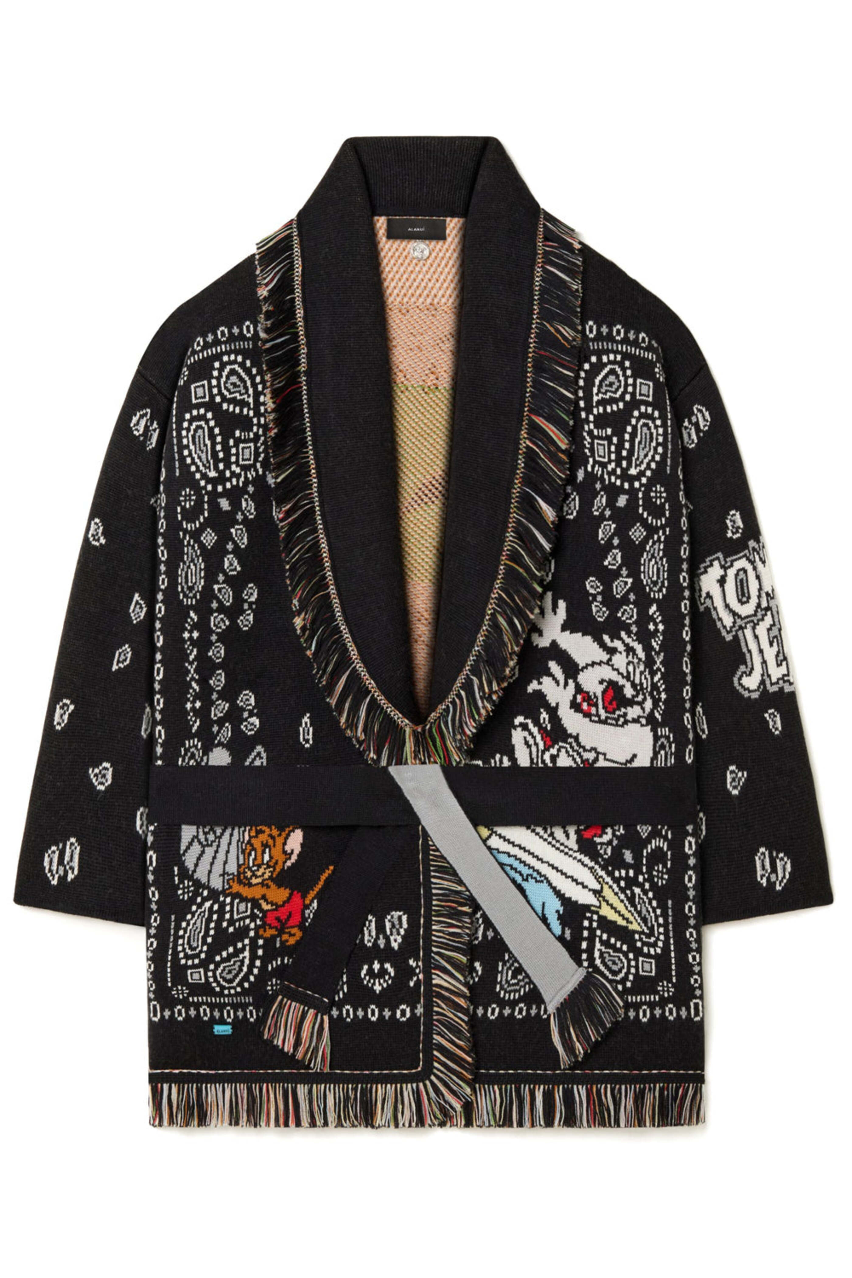 アウターその他 VALENTINO VISCOSE CARDIGAN Vtg Valentino Les Tricots Gray Wool Rhinestone Cardigan