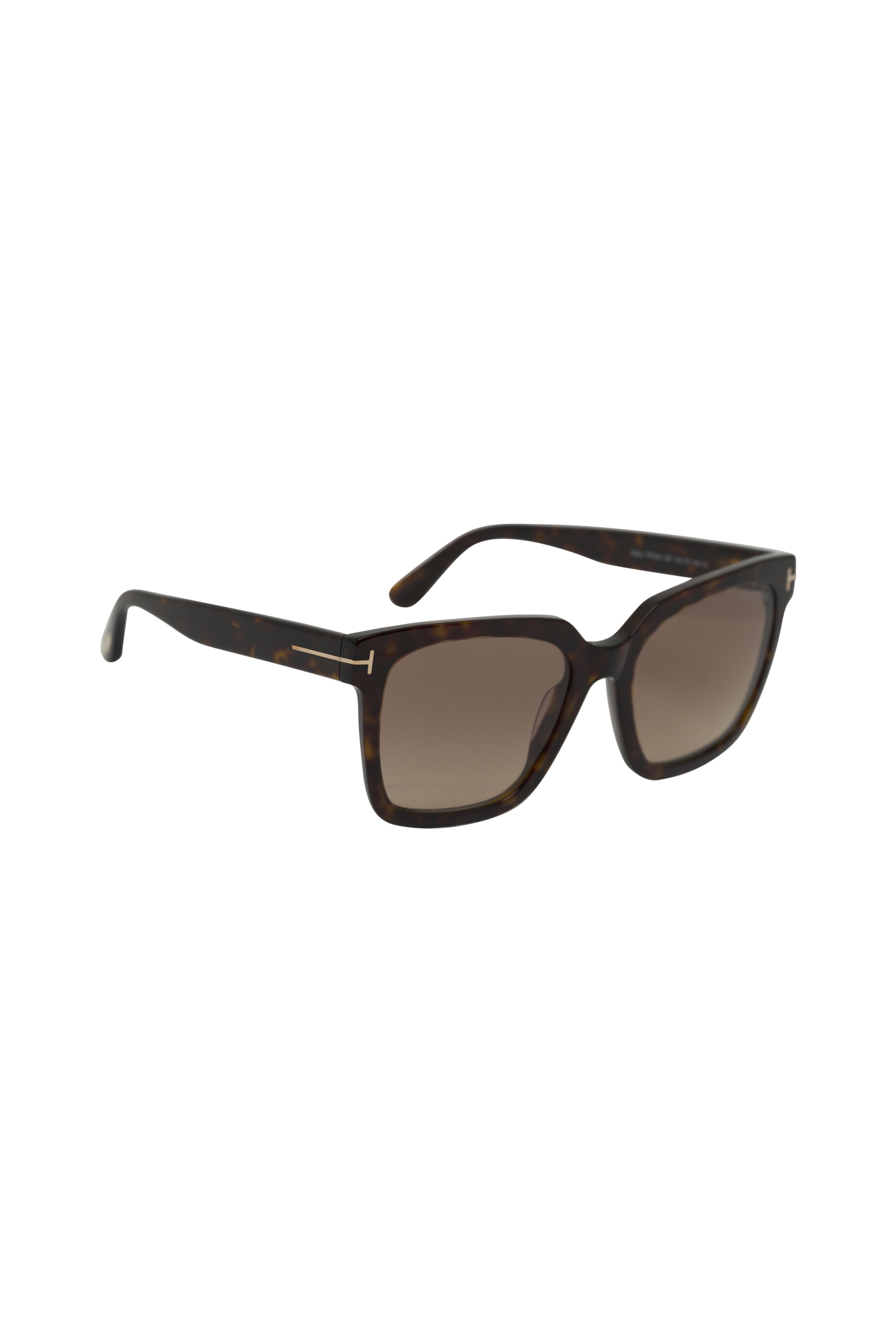 Tom Ford Eyewear - Karmen 55 Square Shiny Black Sunglasses