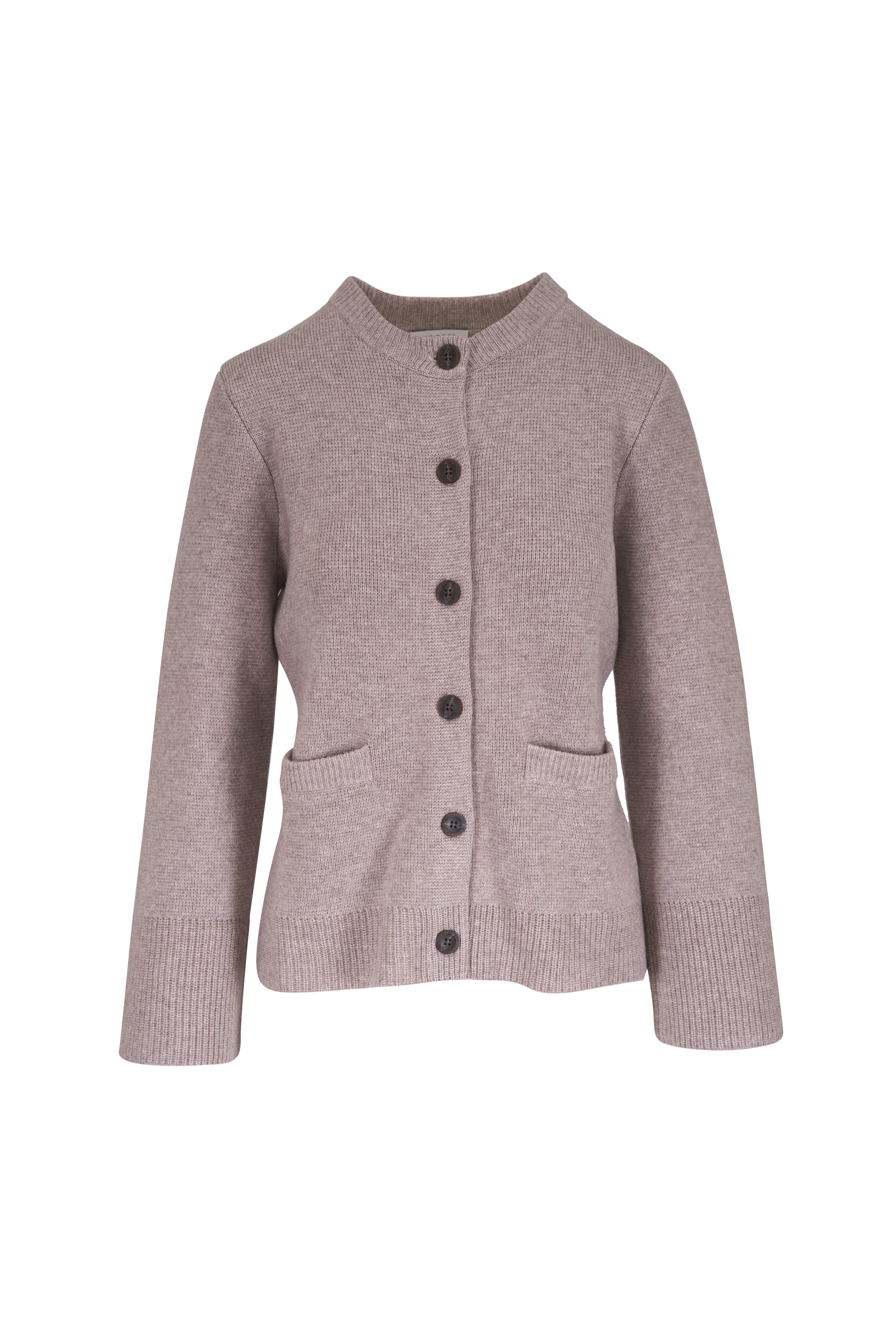 Kinross - Bianco Openwork V-Neck Cardigan | Mitchell Stores